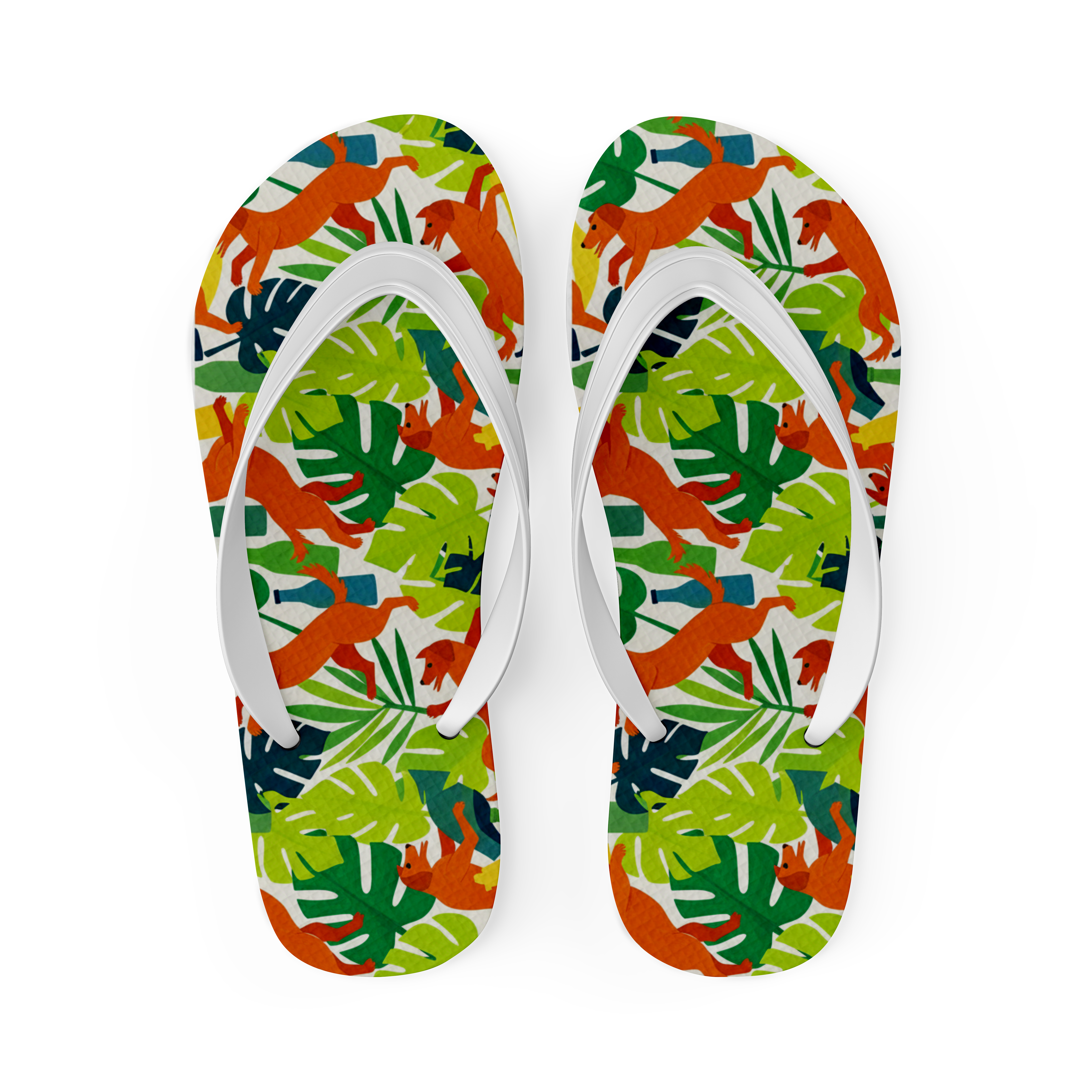Chinelo Estampa Floresta Tropical