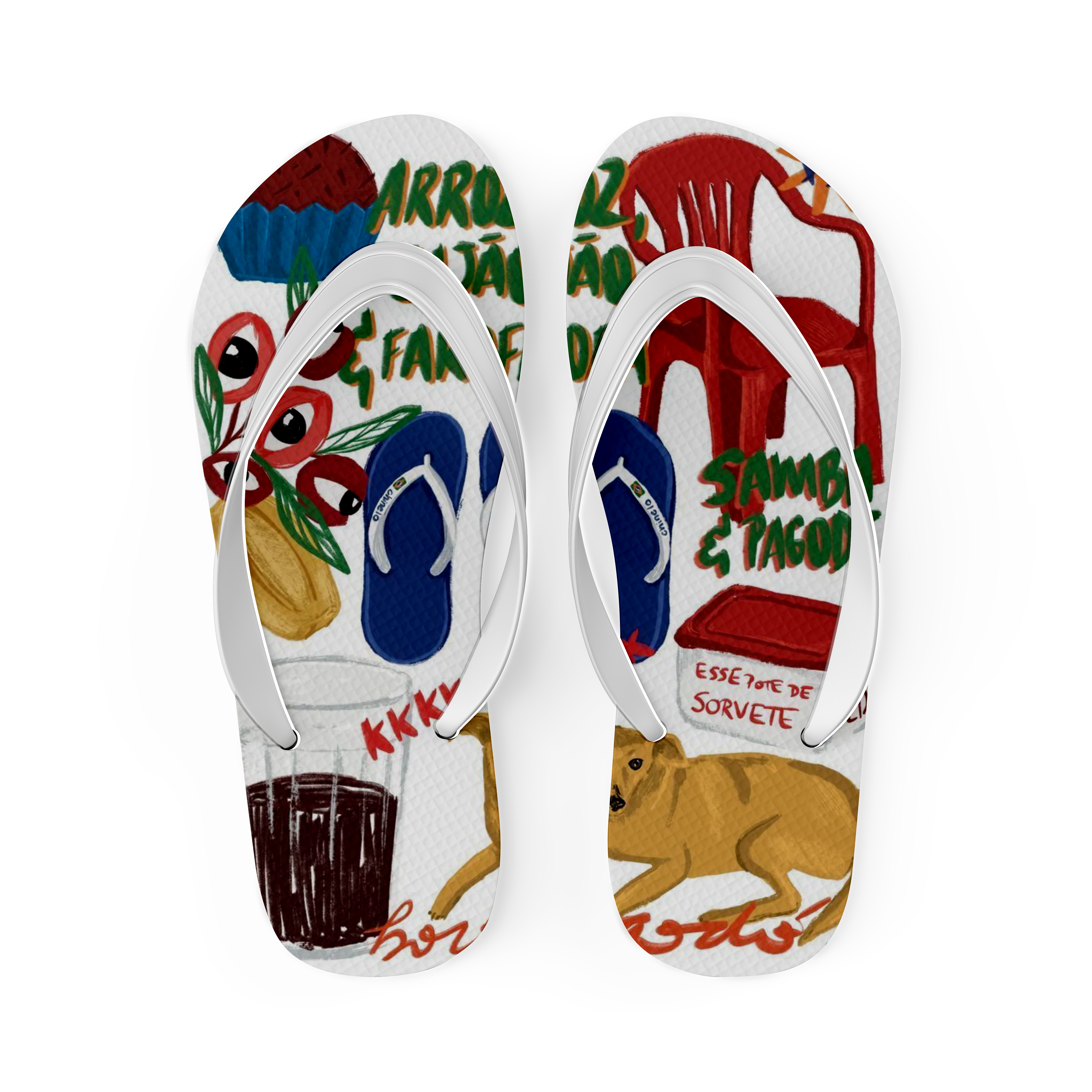 Chinelo Estampado Divertido