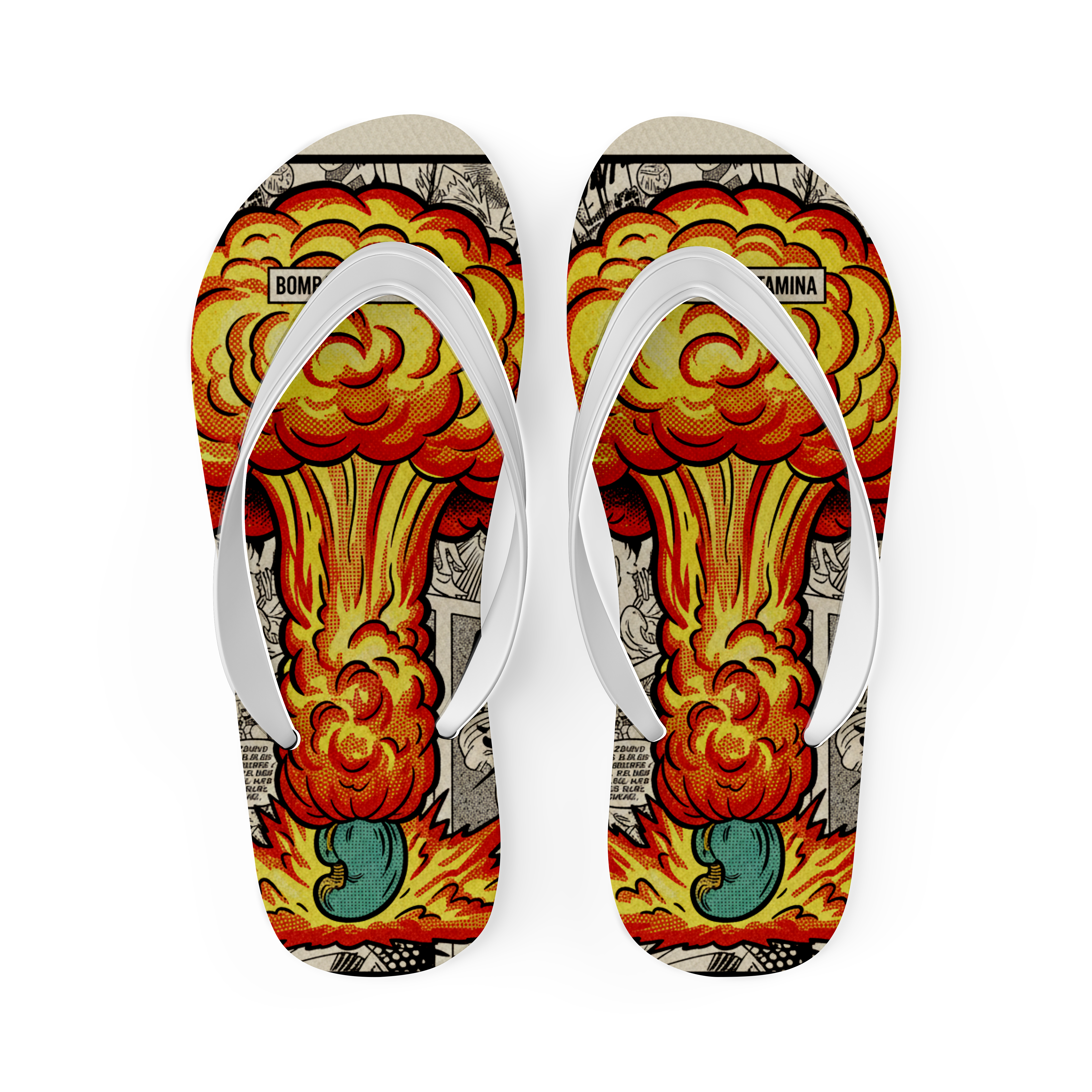 Chinelo Estampa Explosiva