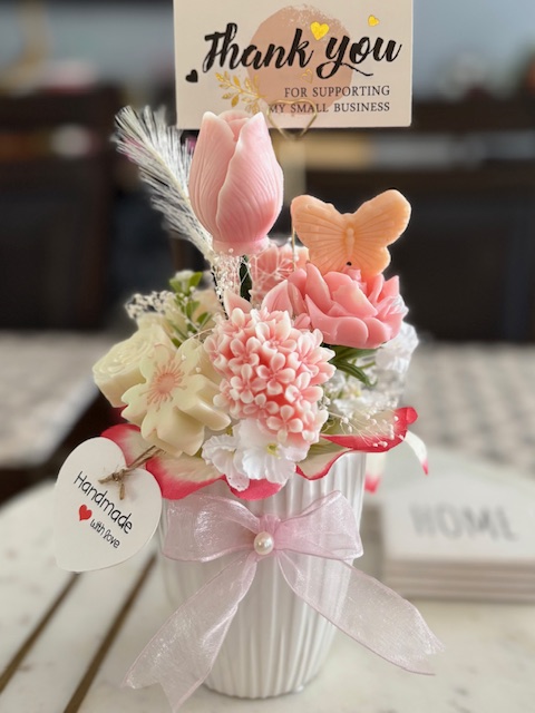 Handmade wax melts Flower bouquet 