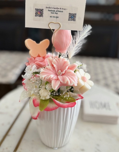 Handmade wax melts Flower bouquet 