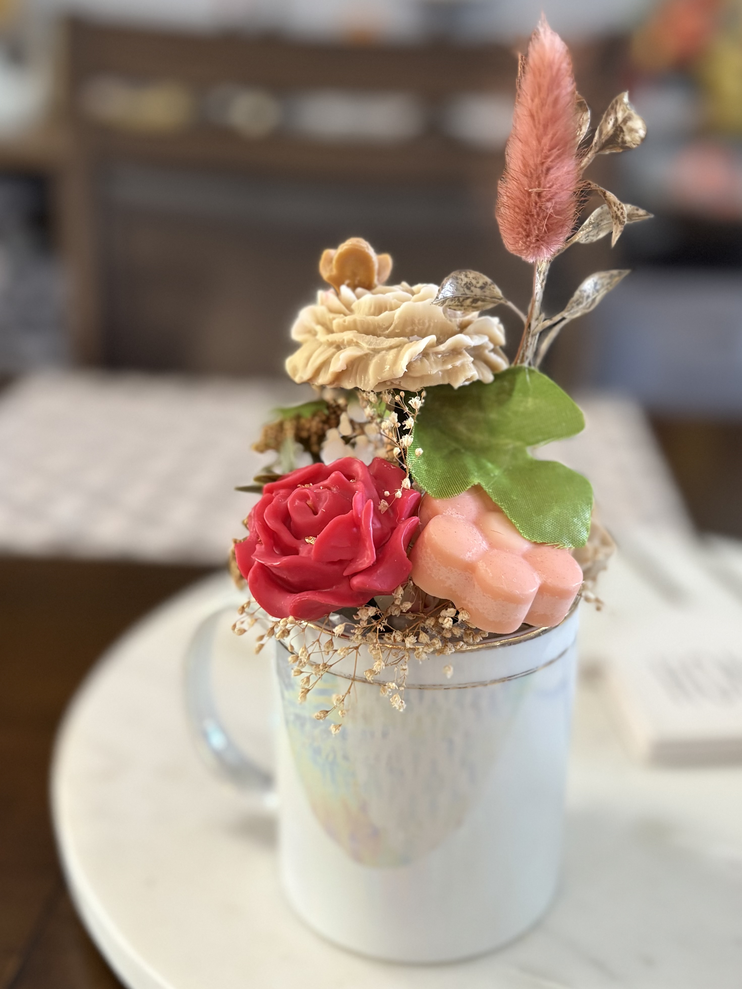 Handmade Floral Arrangement in Florida Souvenir Mug