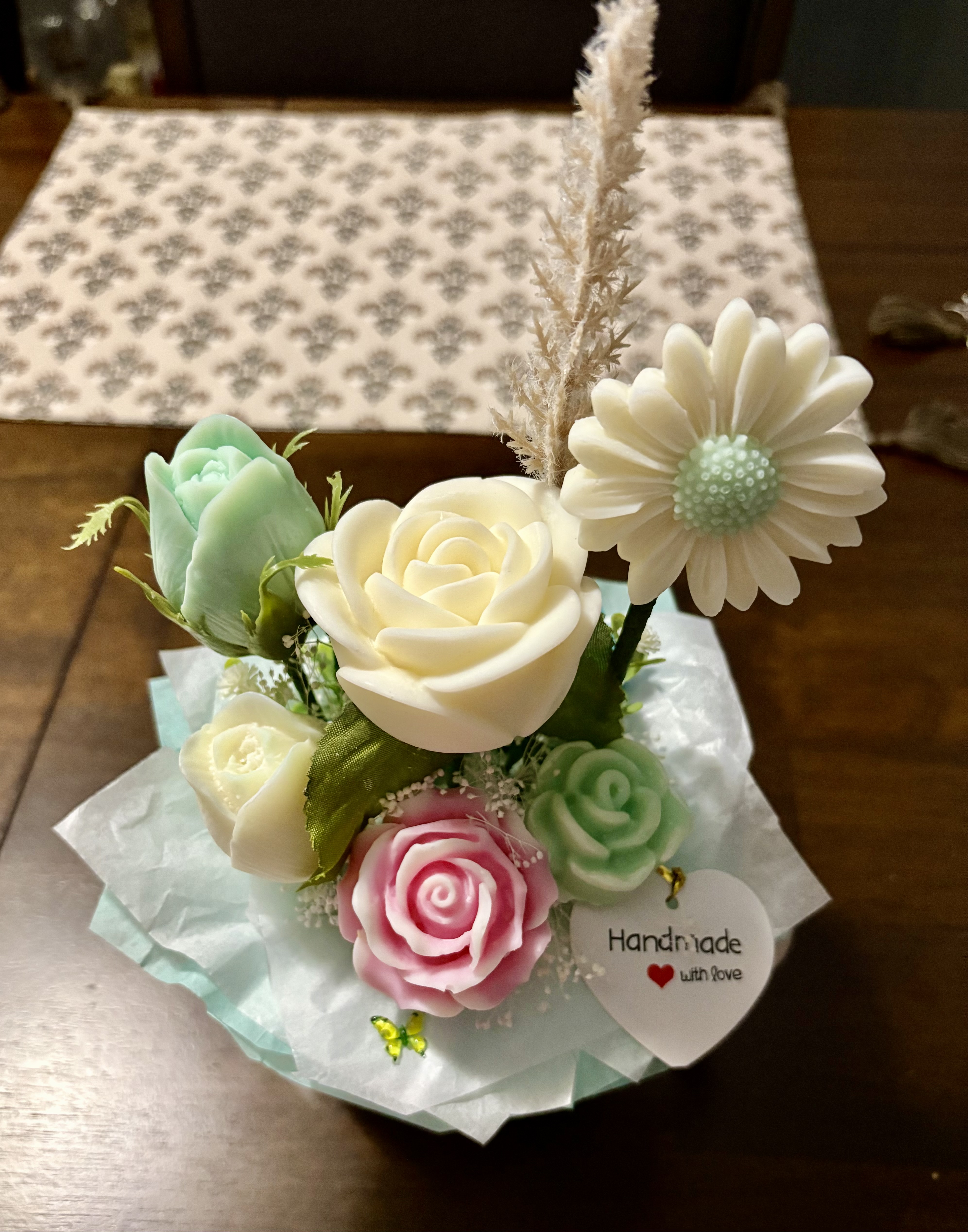 Handmade Auntie Floral Mug Arrangement