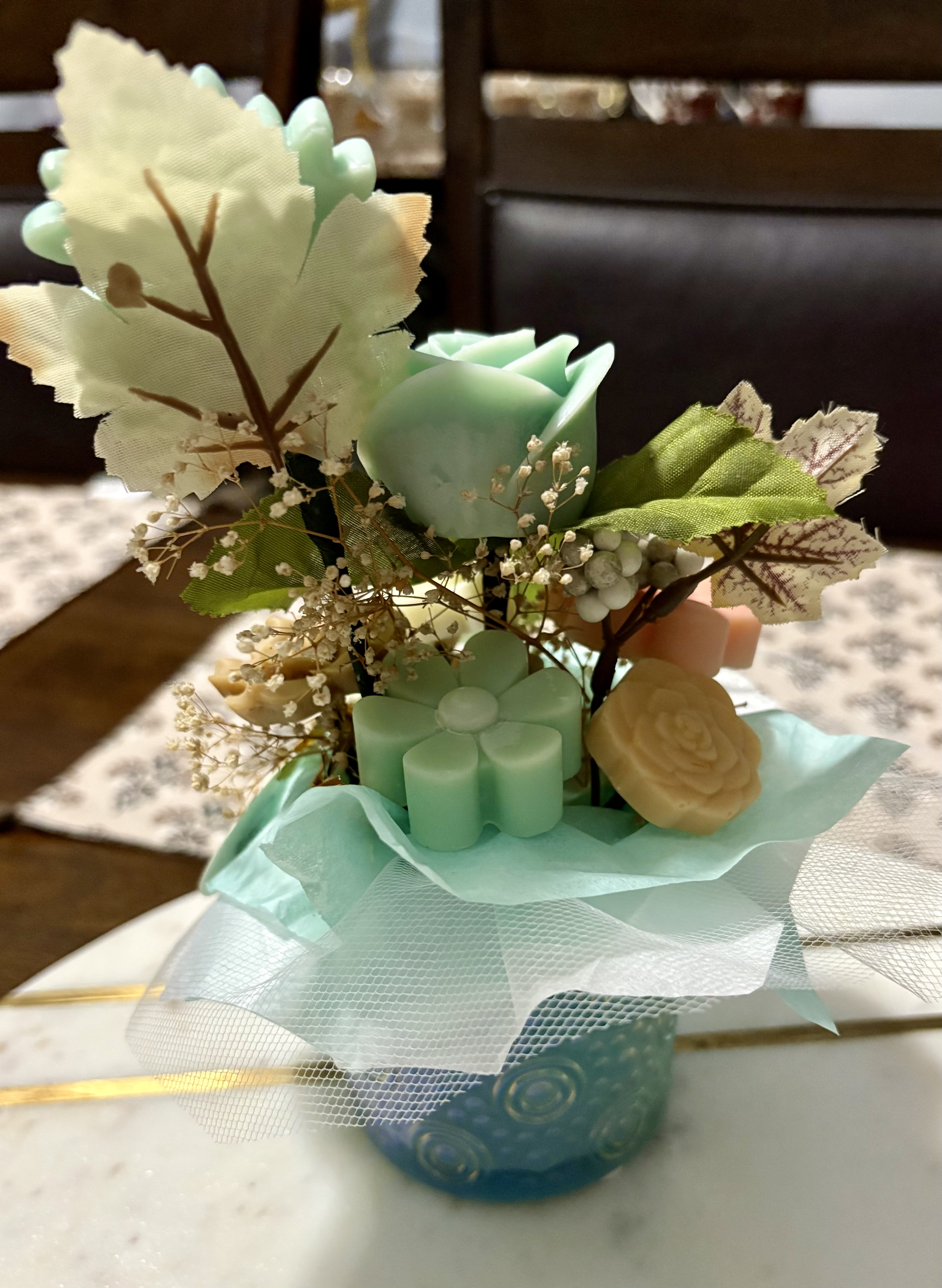 Handcrafted Decorative Floral Jar