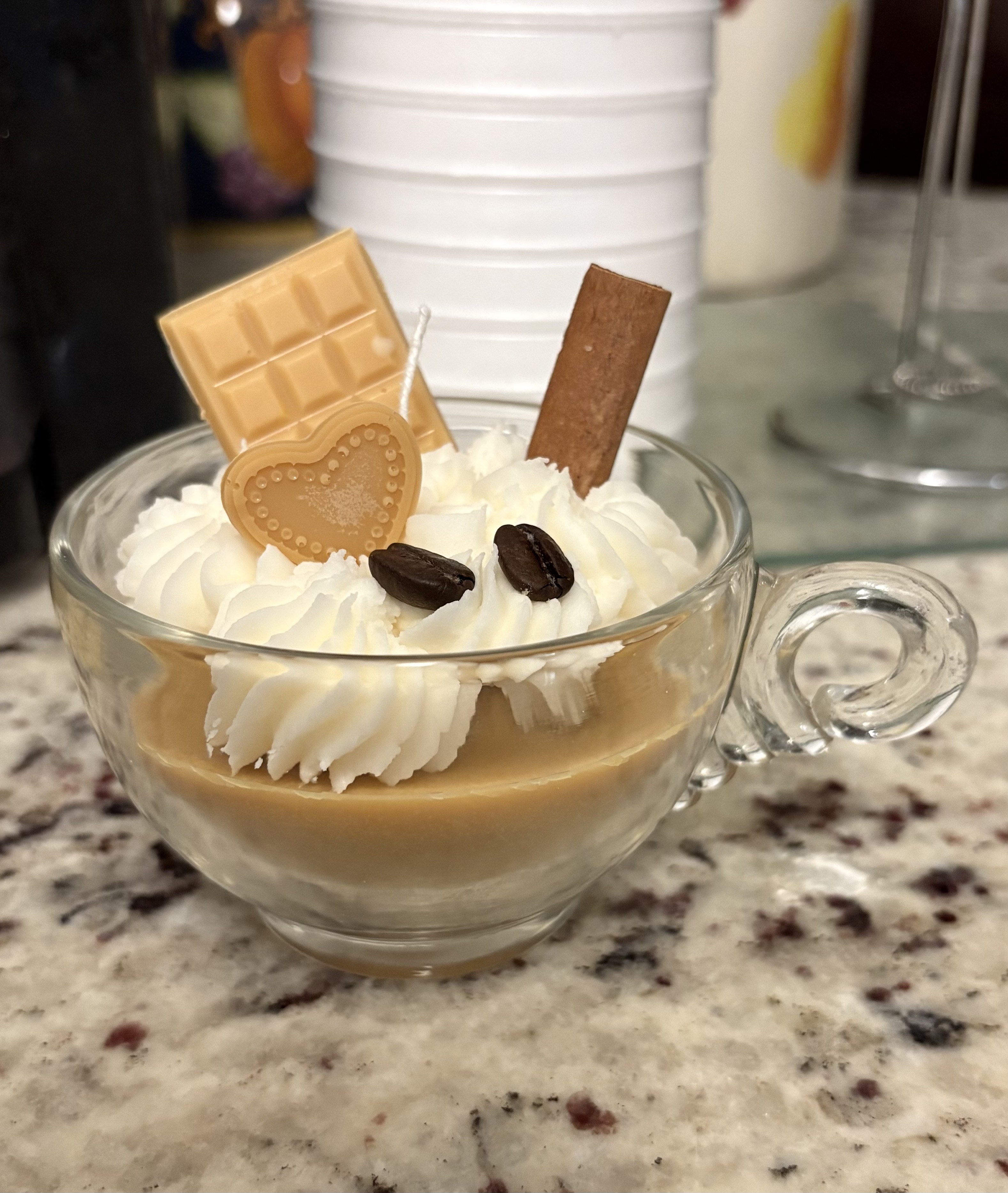 Coffee cocoa candle delights 