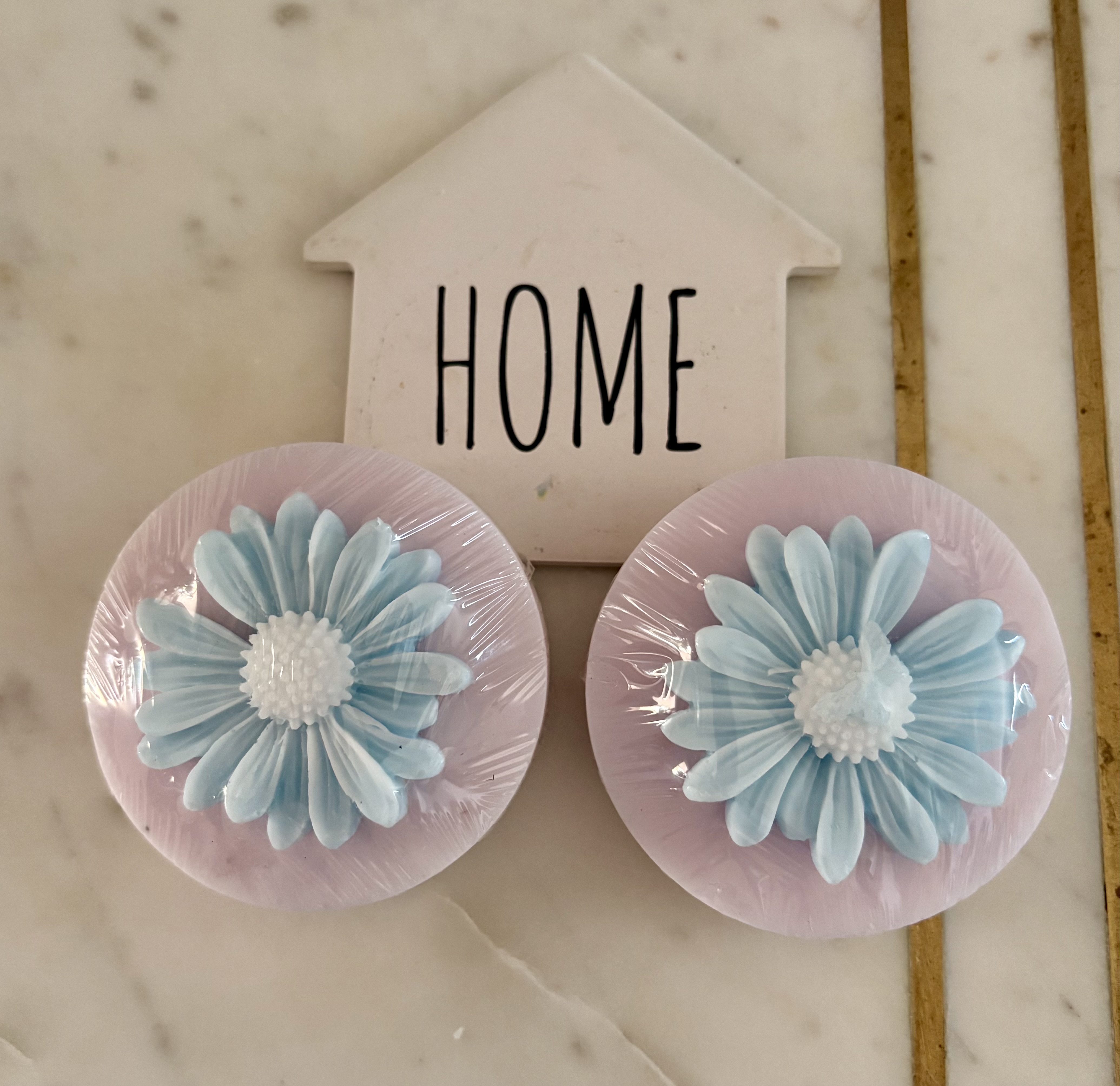 Decorative Floral Soap Set