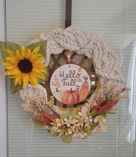 Handmade Fall Wreath
