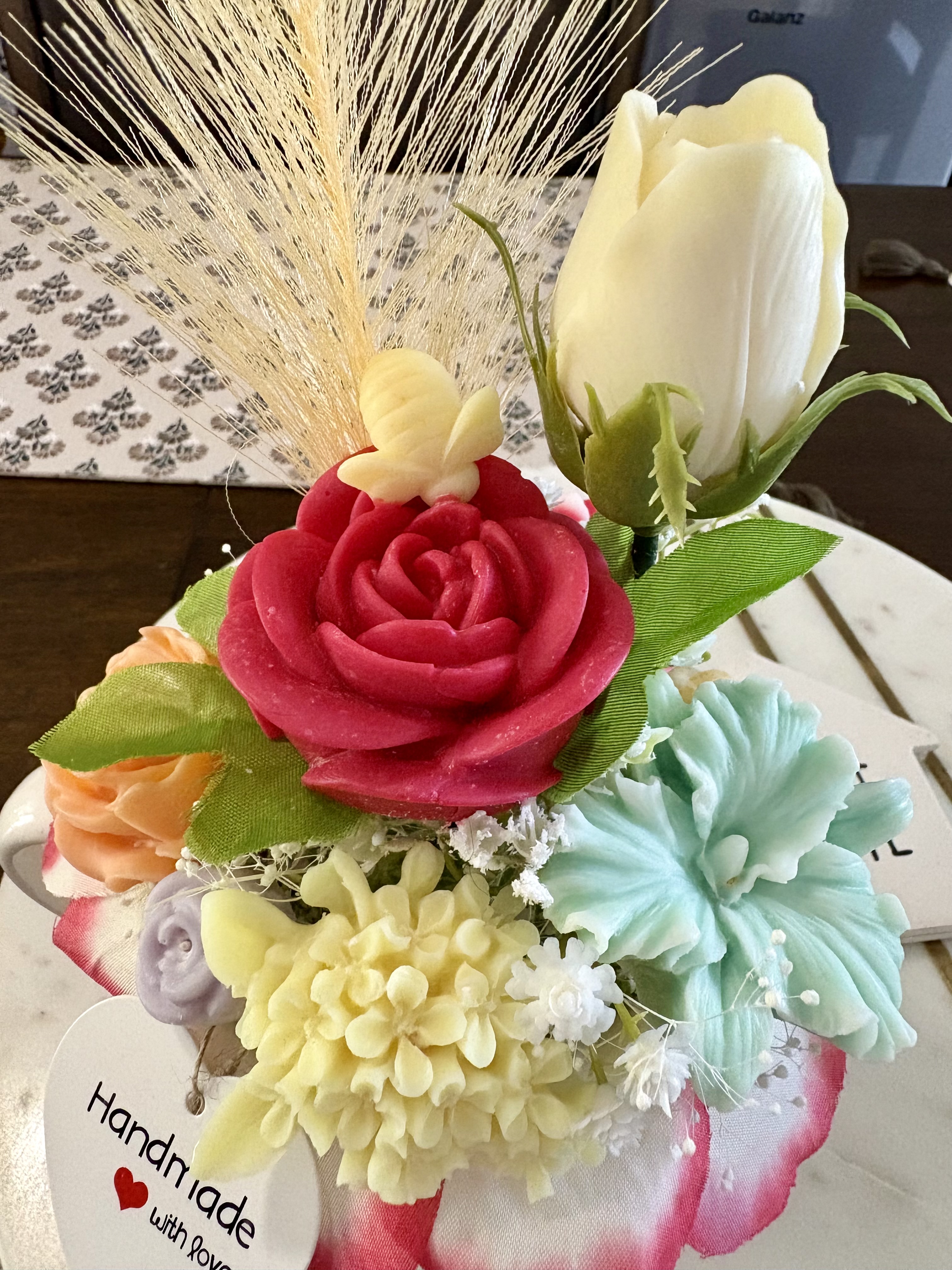 Handmade wax melts Floral Arrangement in Ceramic Mug