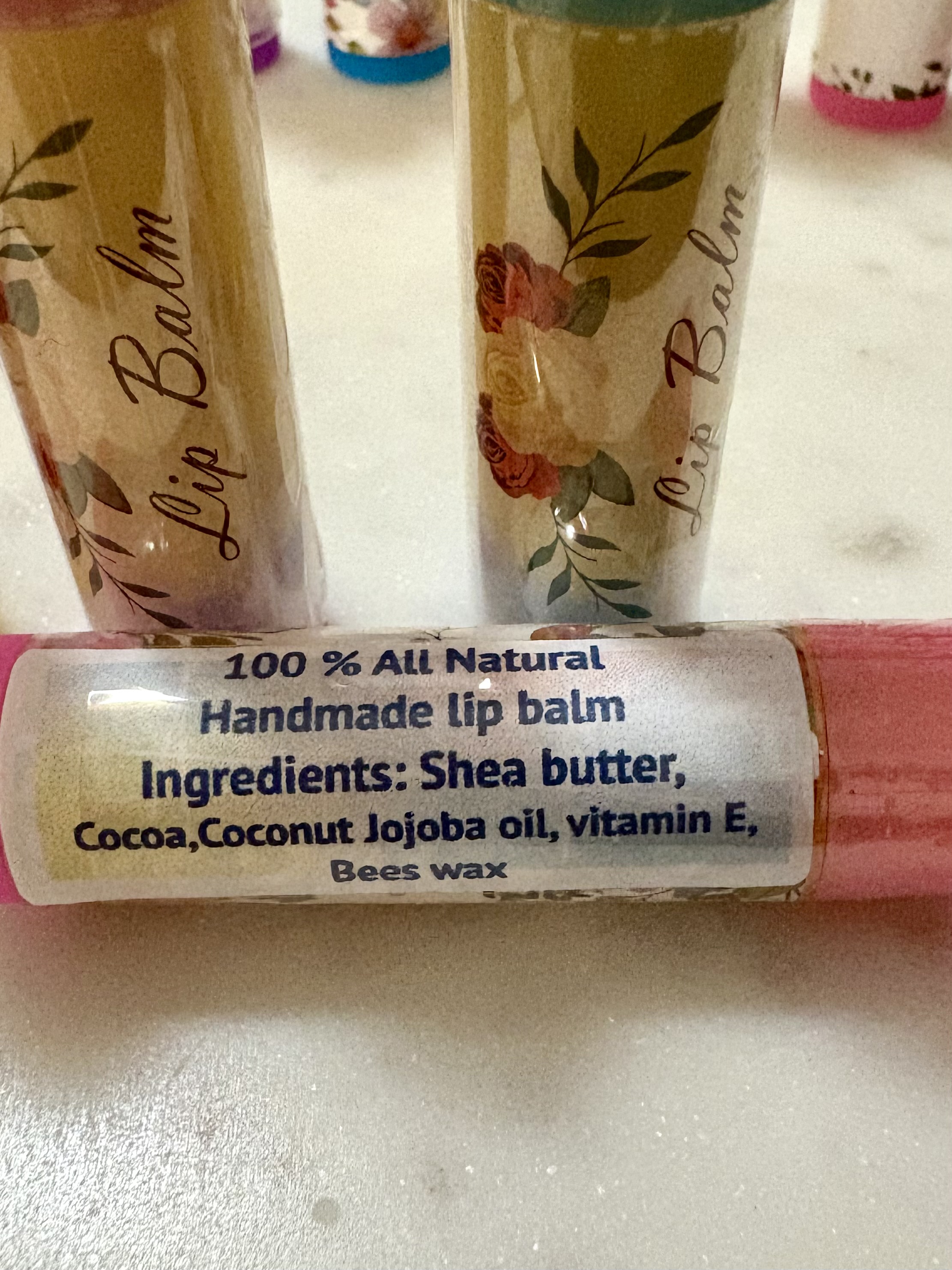 100% All Natural Lip Balm