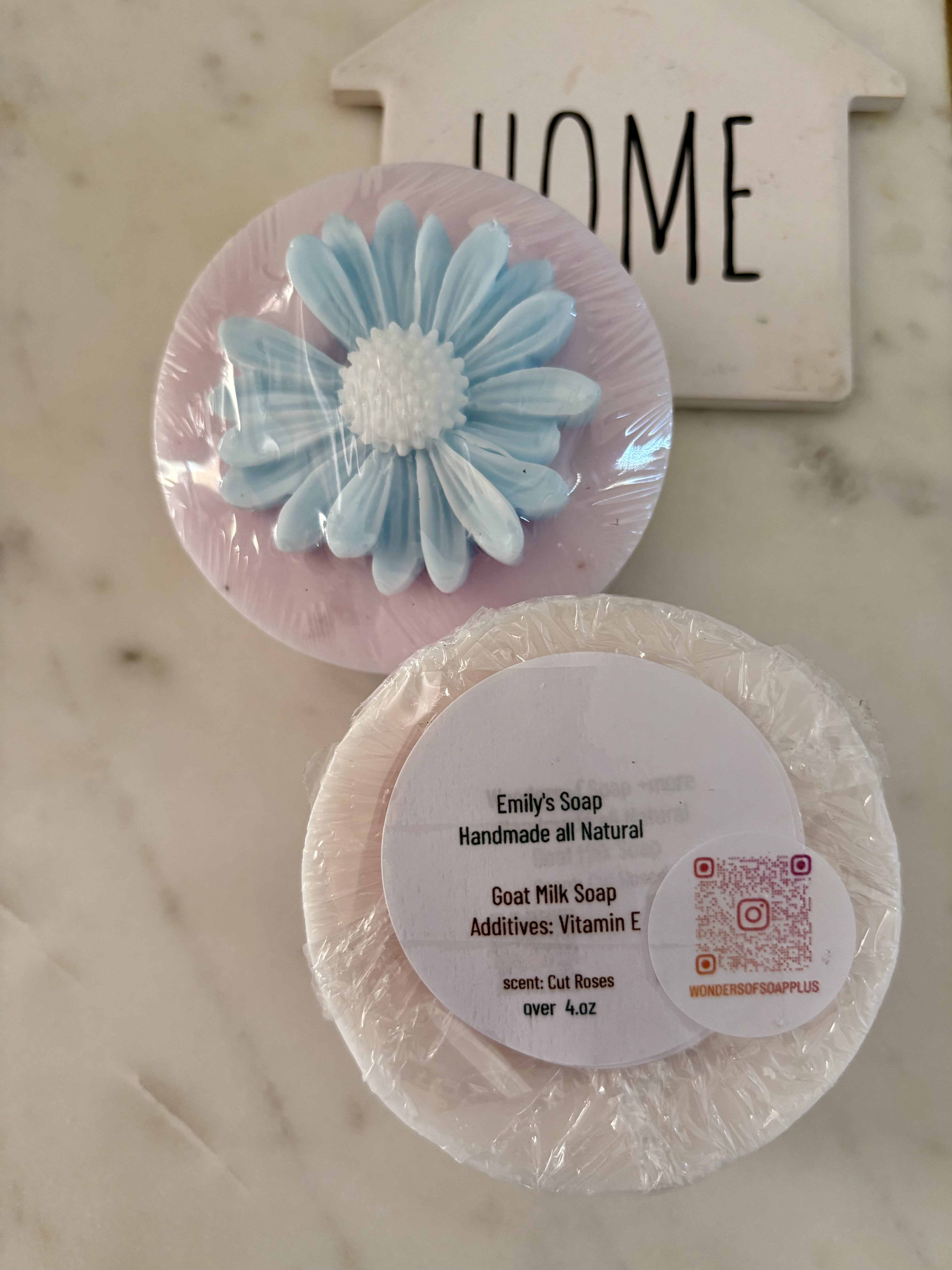 Decorative Floral Soap Set