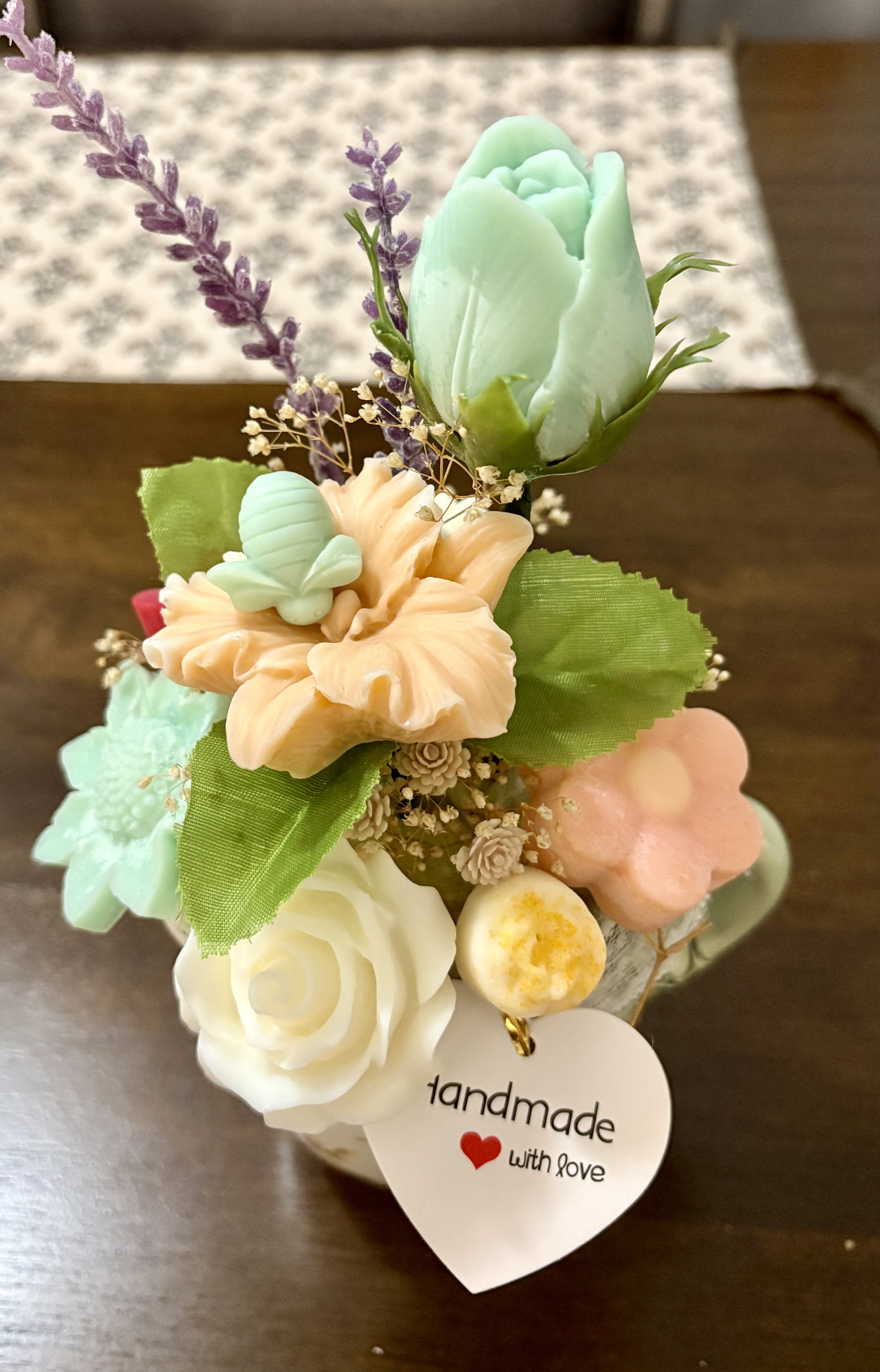 Floral Arrangement in vintage Vase