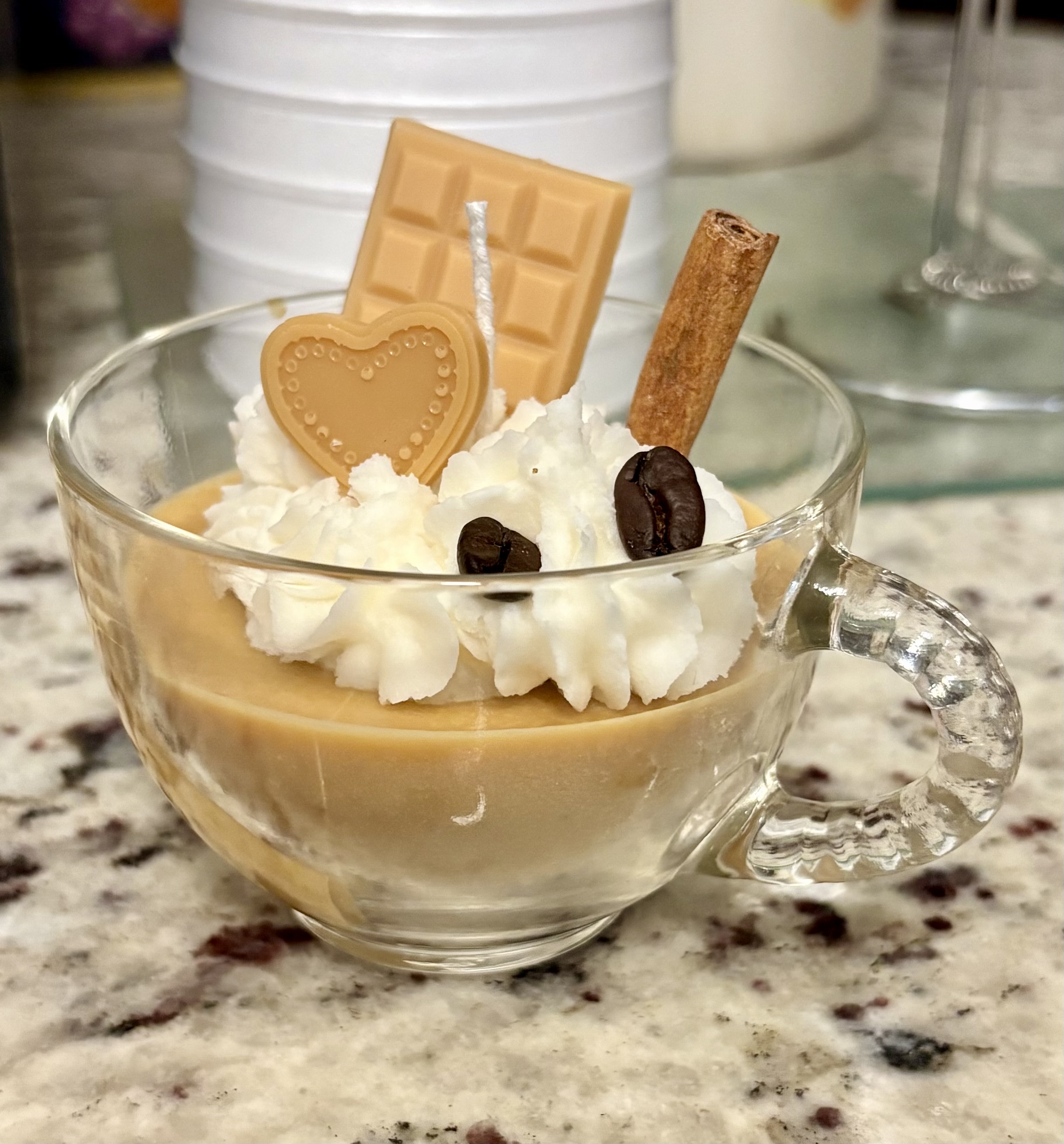 Coffee cocoa candle delights 
