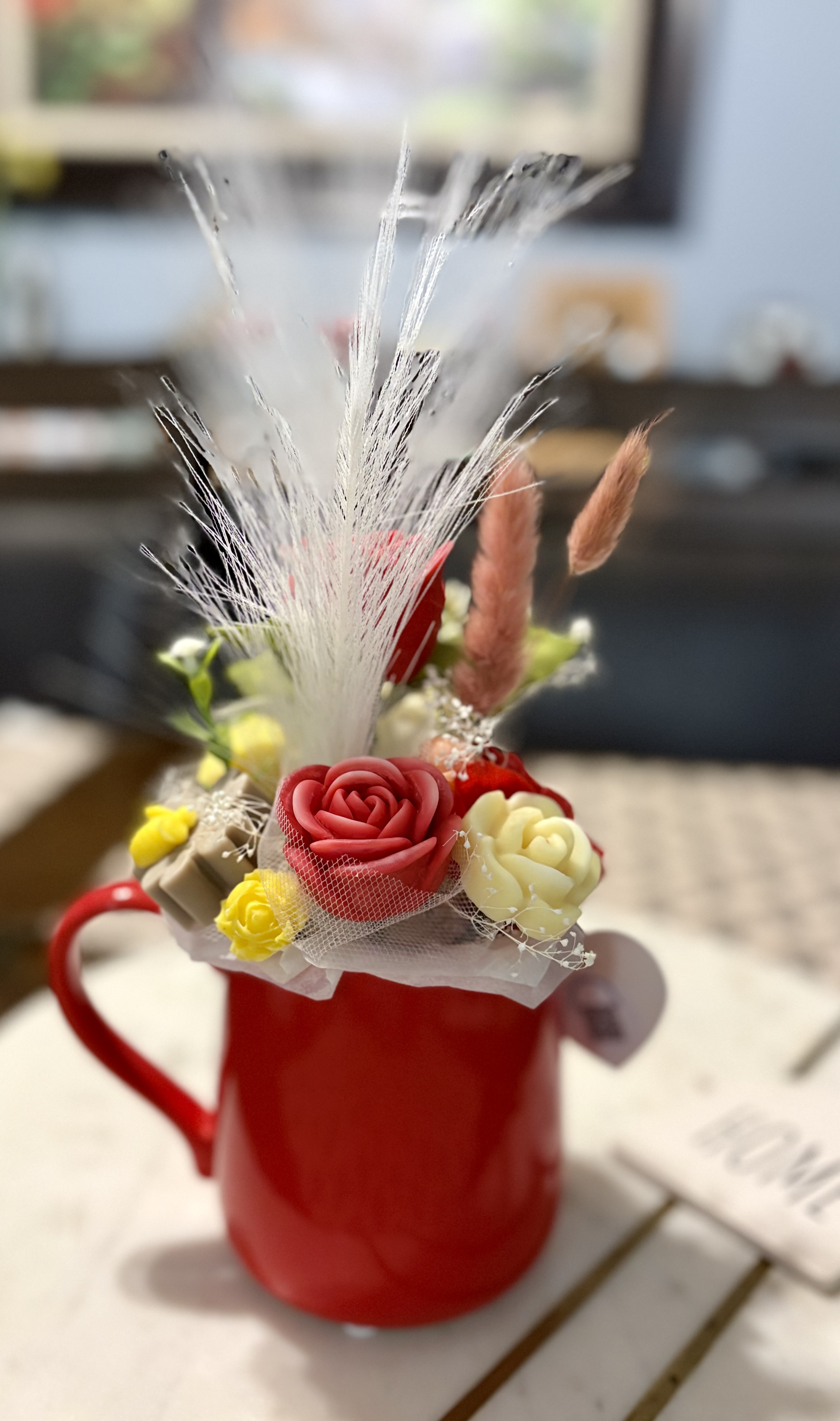 Floral wax melts Mug Arrangement