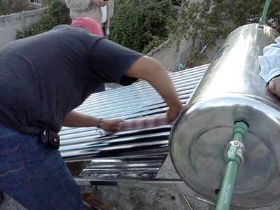 Mantenimiento a Calentador Solar de 20 a 30 tubos en CDMX