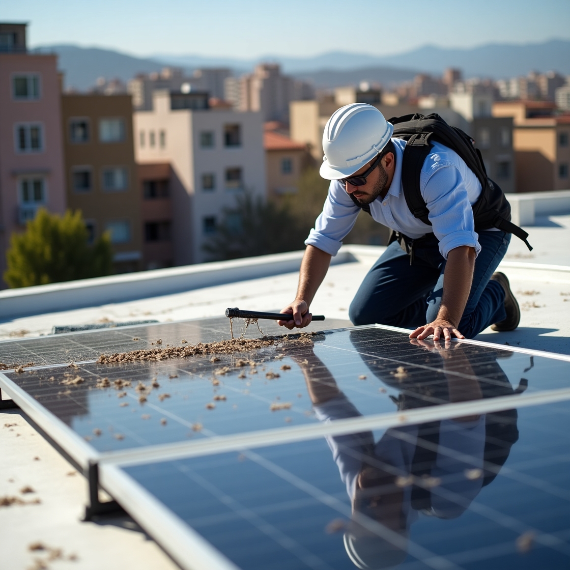 Mantenimiento a Paneles solares de 13 a 20 en CDMX y sus alrededores