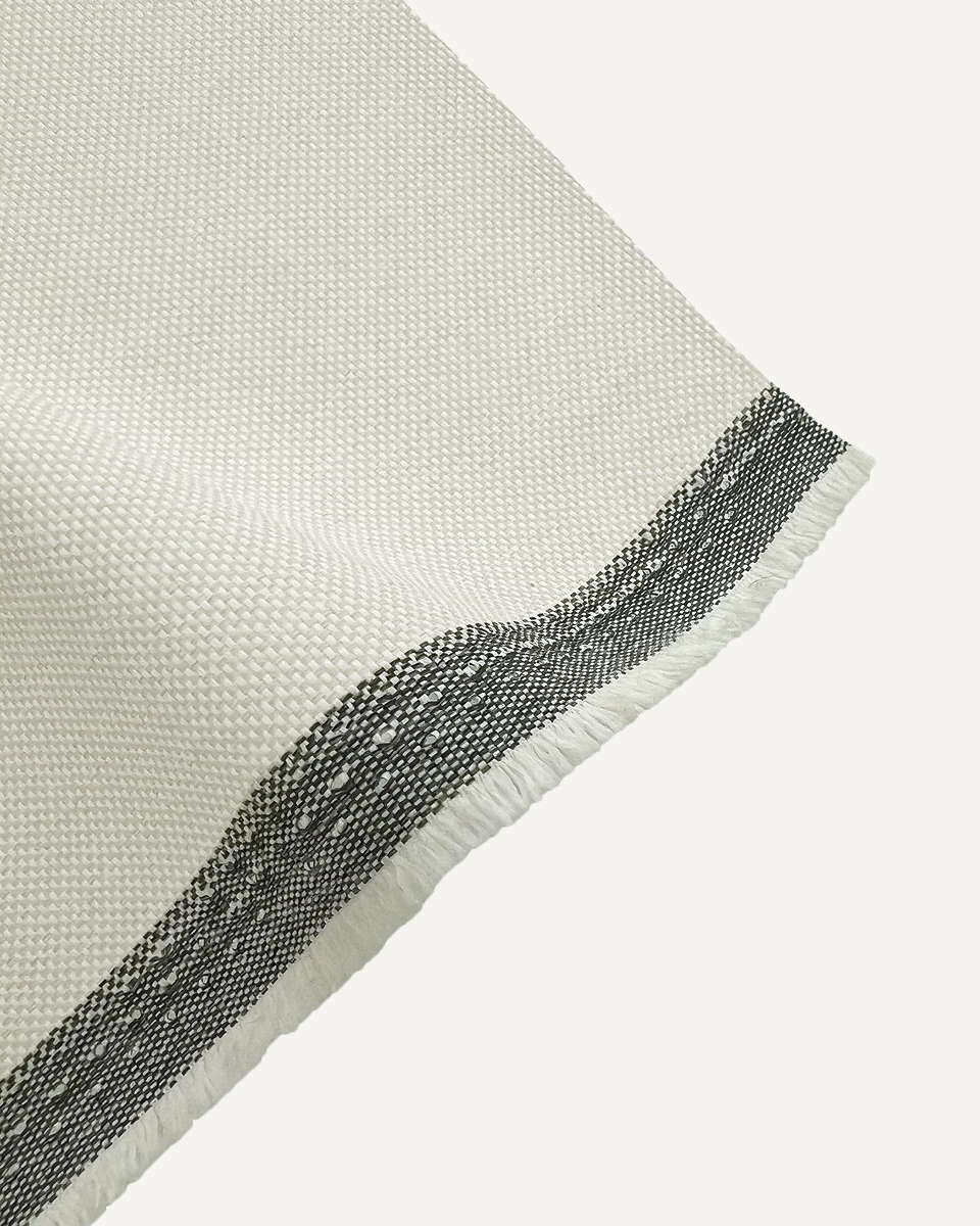 Wasserdichter Outdoor-Stoff PU*2 mit UV-Beschichtung –  Cremeweiß