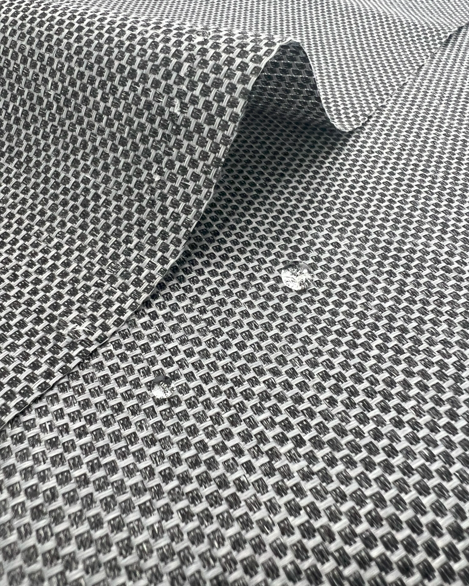 Wasserdichter Outdoor-Stoff PU*2 mit UV-Beschichtung –  Stahlgrau