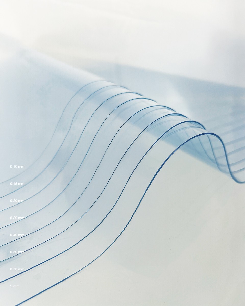 Transparente PVC Folie 140cm - UV-beständig, Wasserdicht in verschiedene Größen