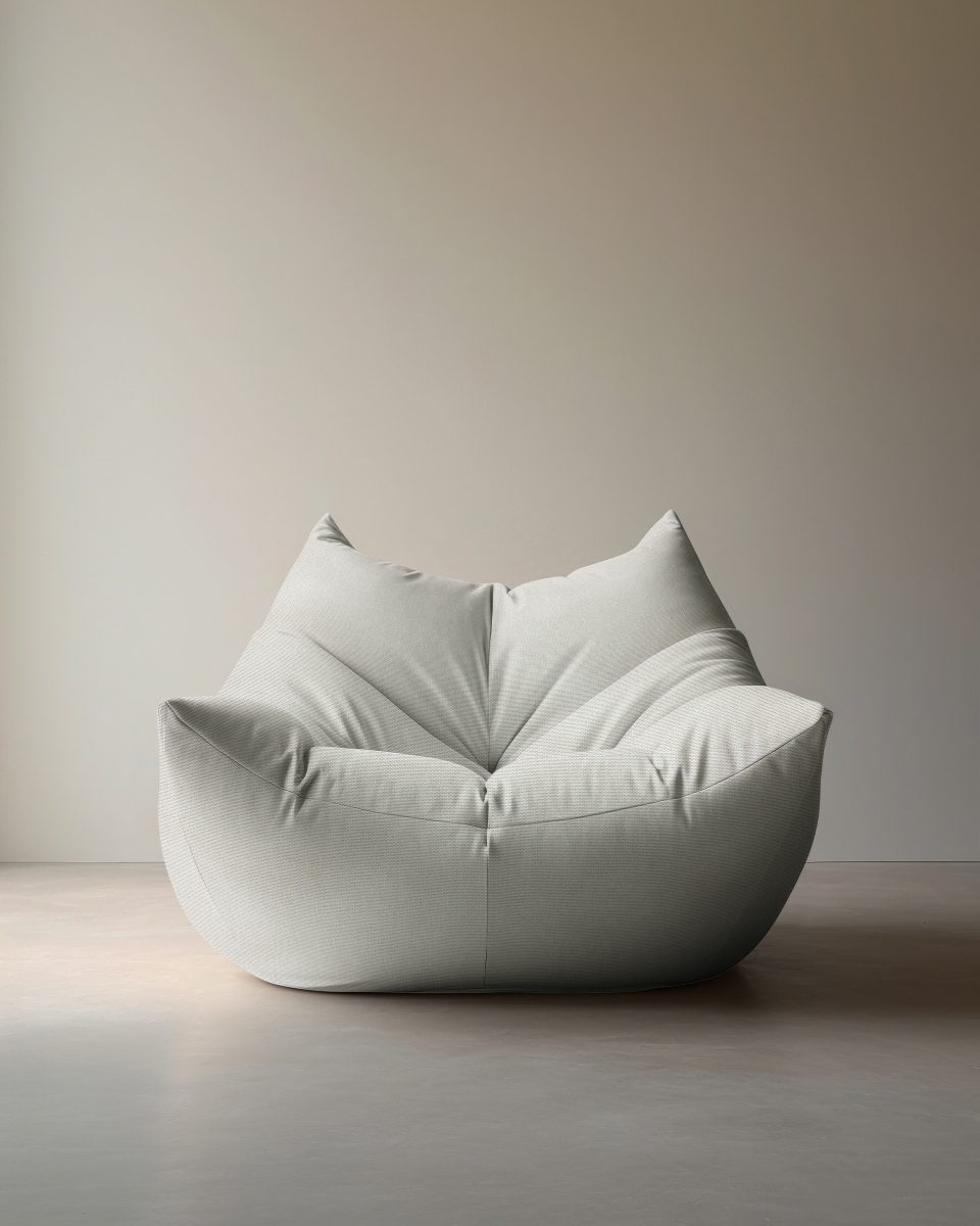 Wasserdichter Outdoor-Stoff PU*2 mit UV-Beschichtung –  Cremeweiß