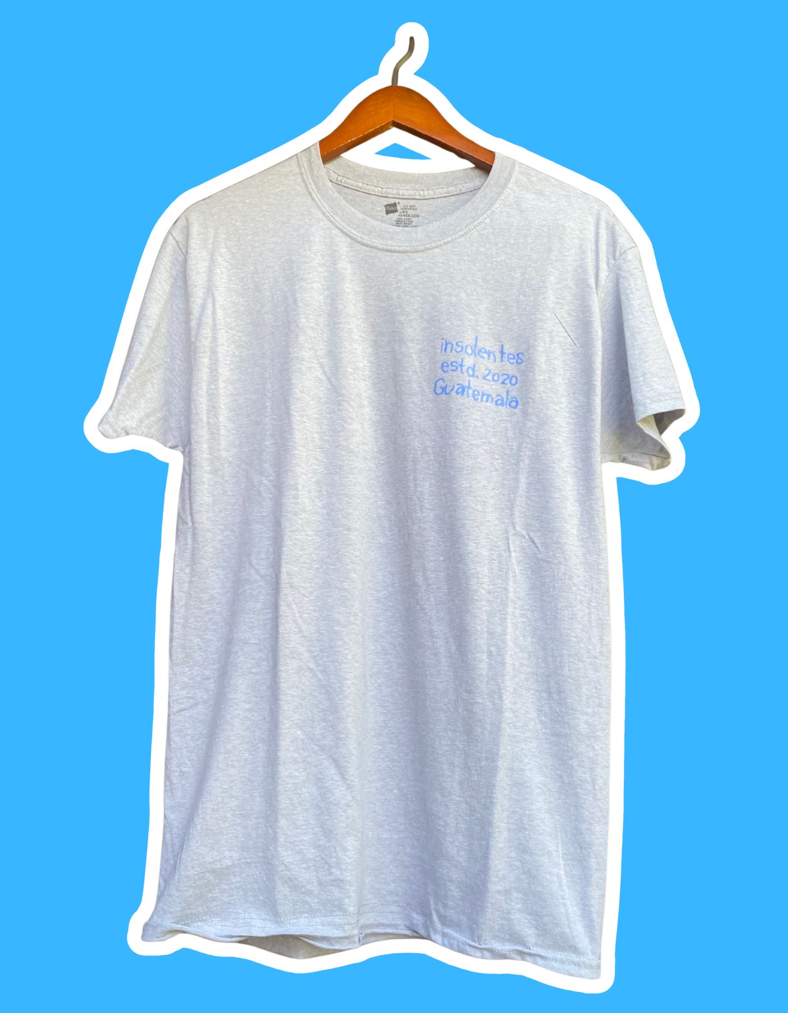 T-Shirt Blanco Pizarra <3