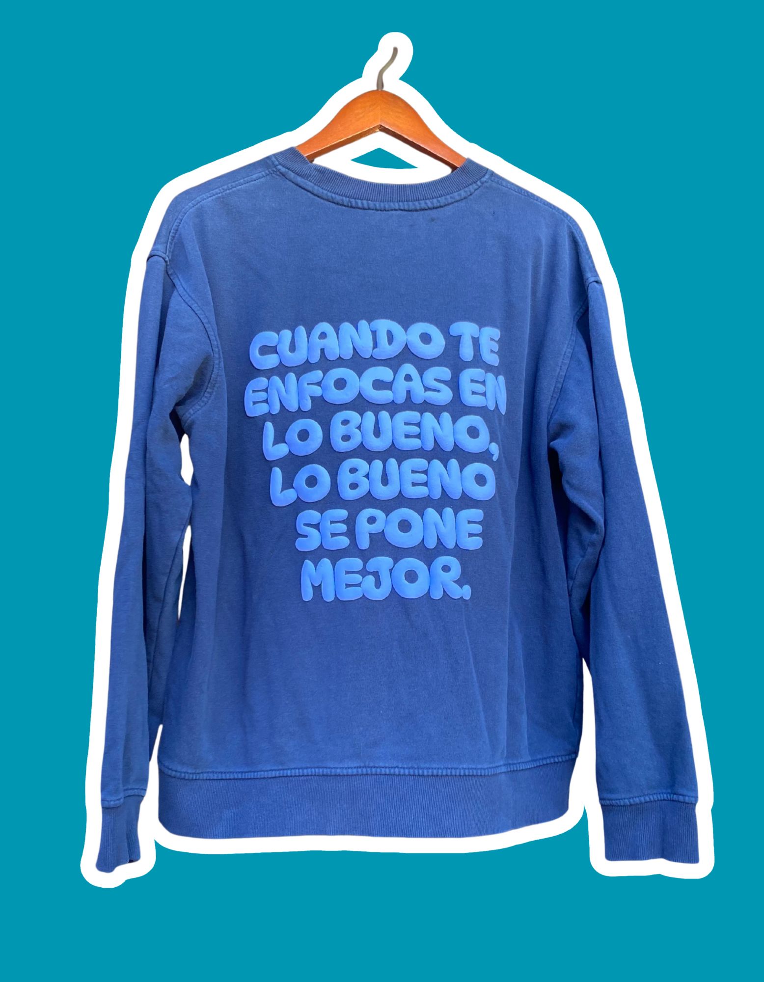 Sudadero Azul Tropical <3
