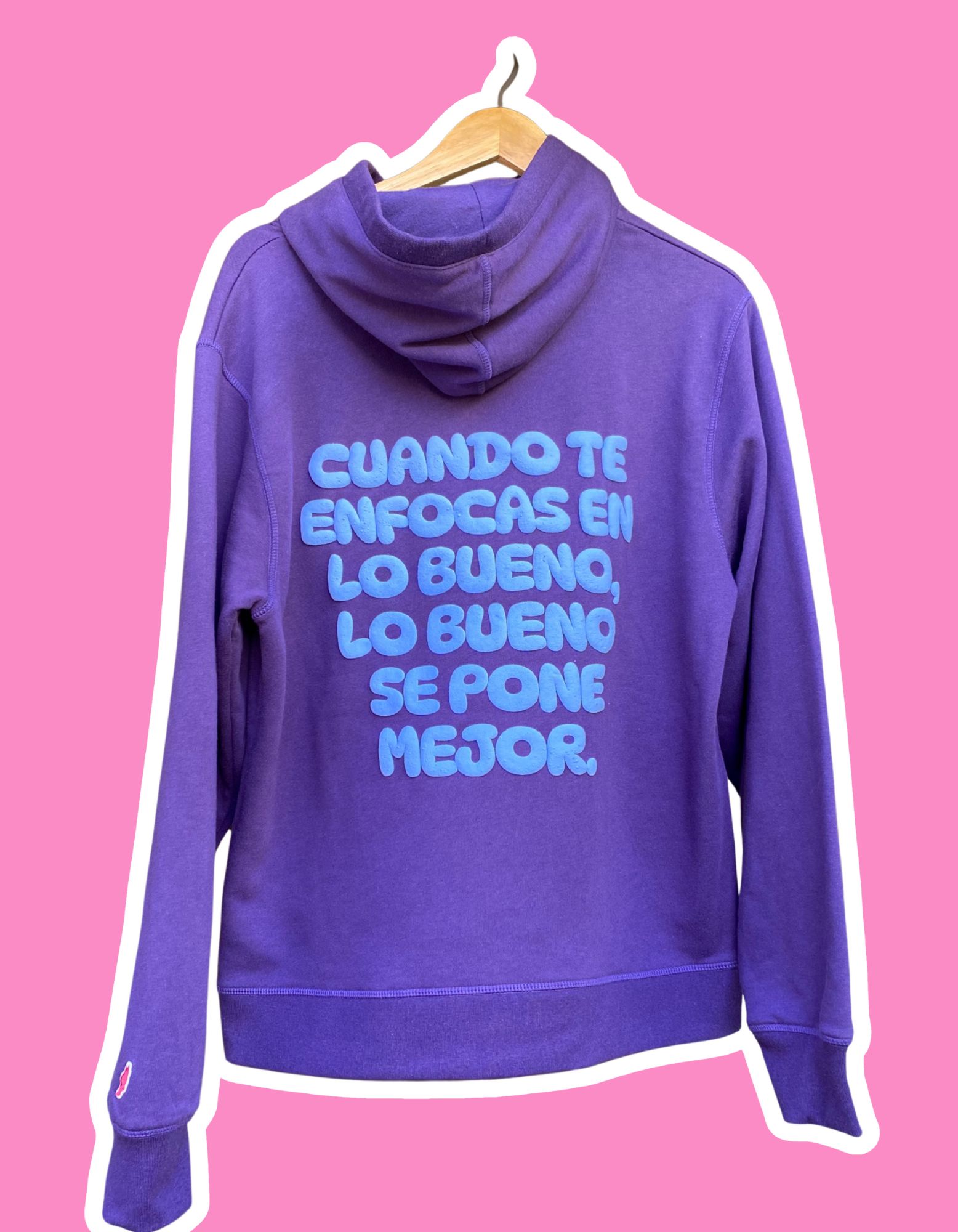 Sudadero Morado Tropical <3