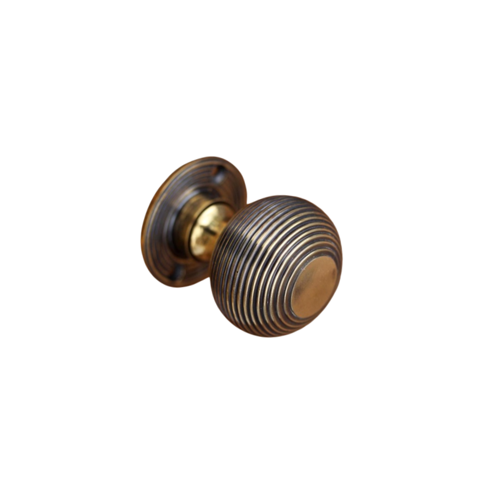 Antique Reeded Round Door Knob