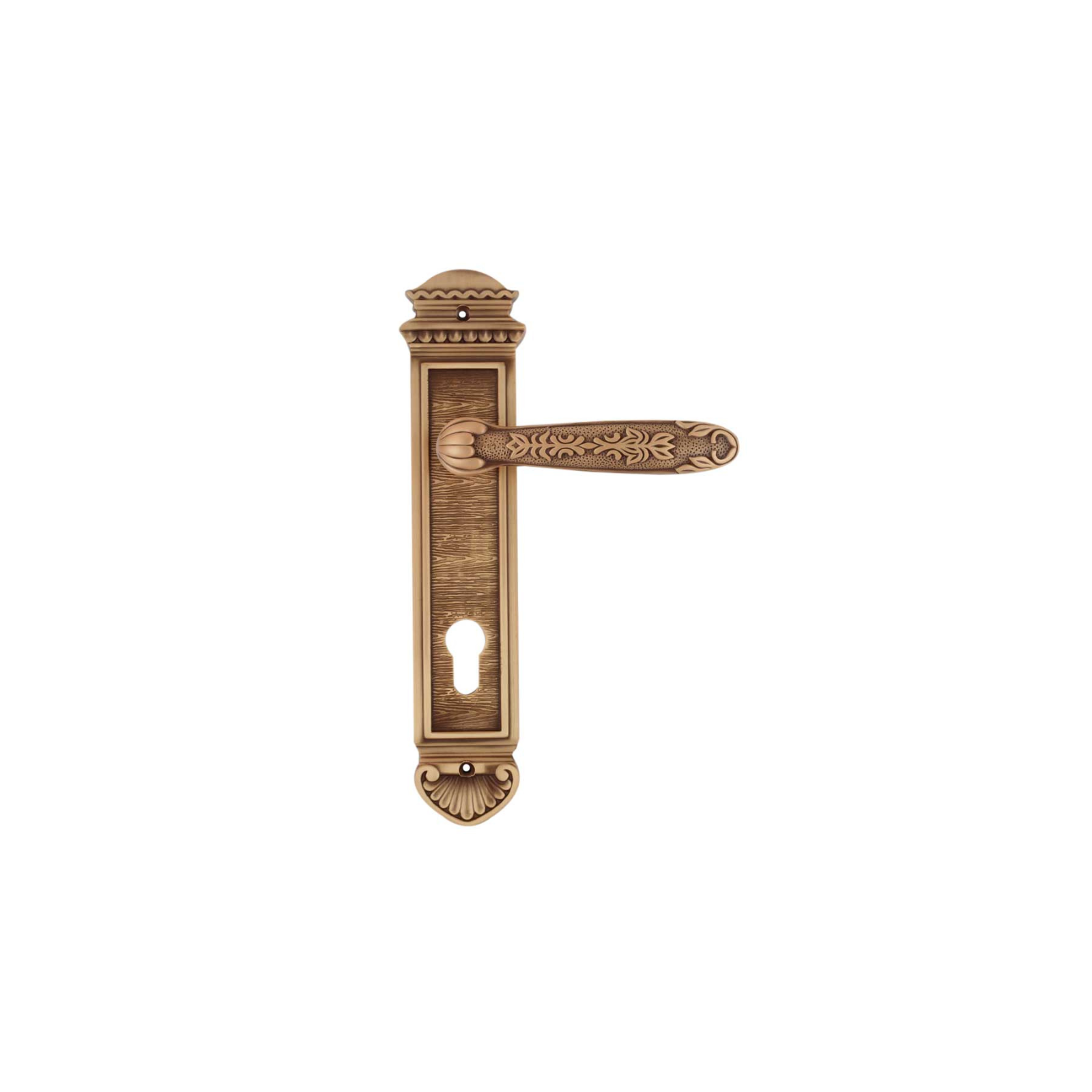 Heritage Laurel Plate Handle