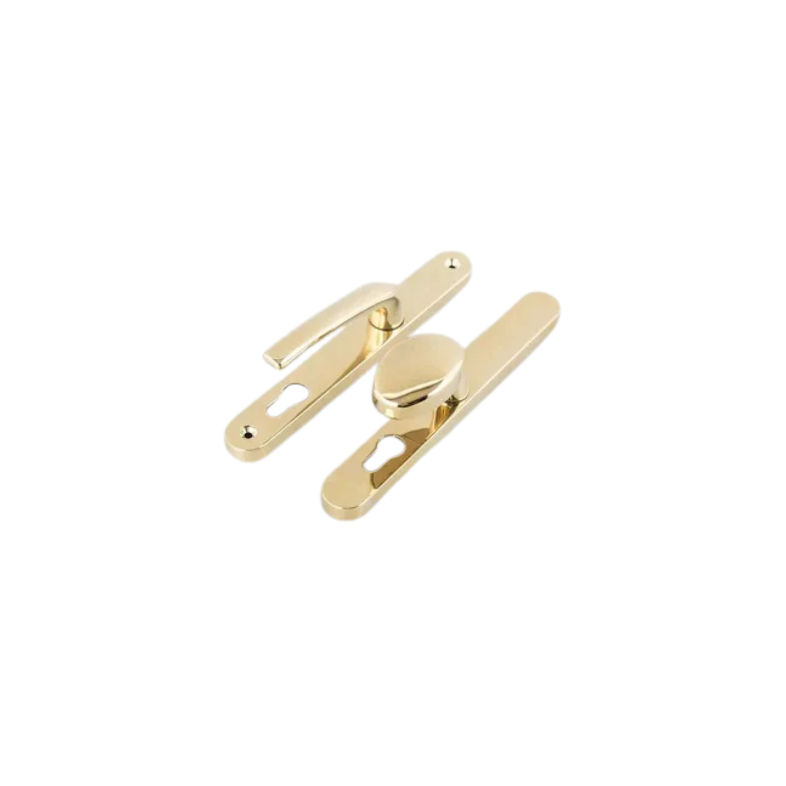 Luxe Turn Window Lock Set Zinc