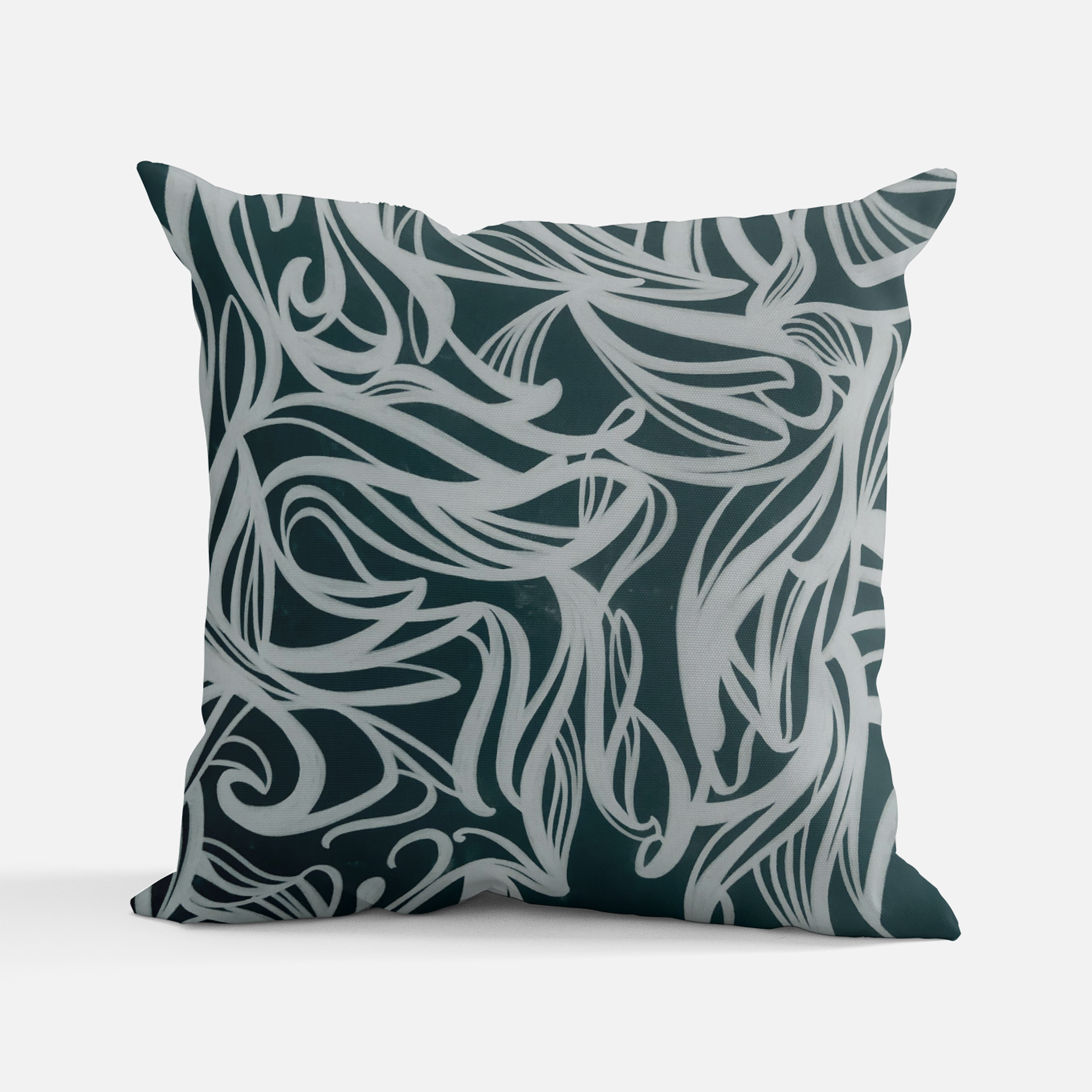 Colorful Swirls Pillow