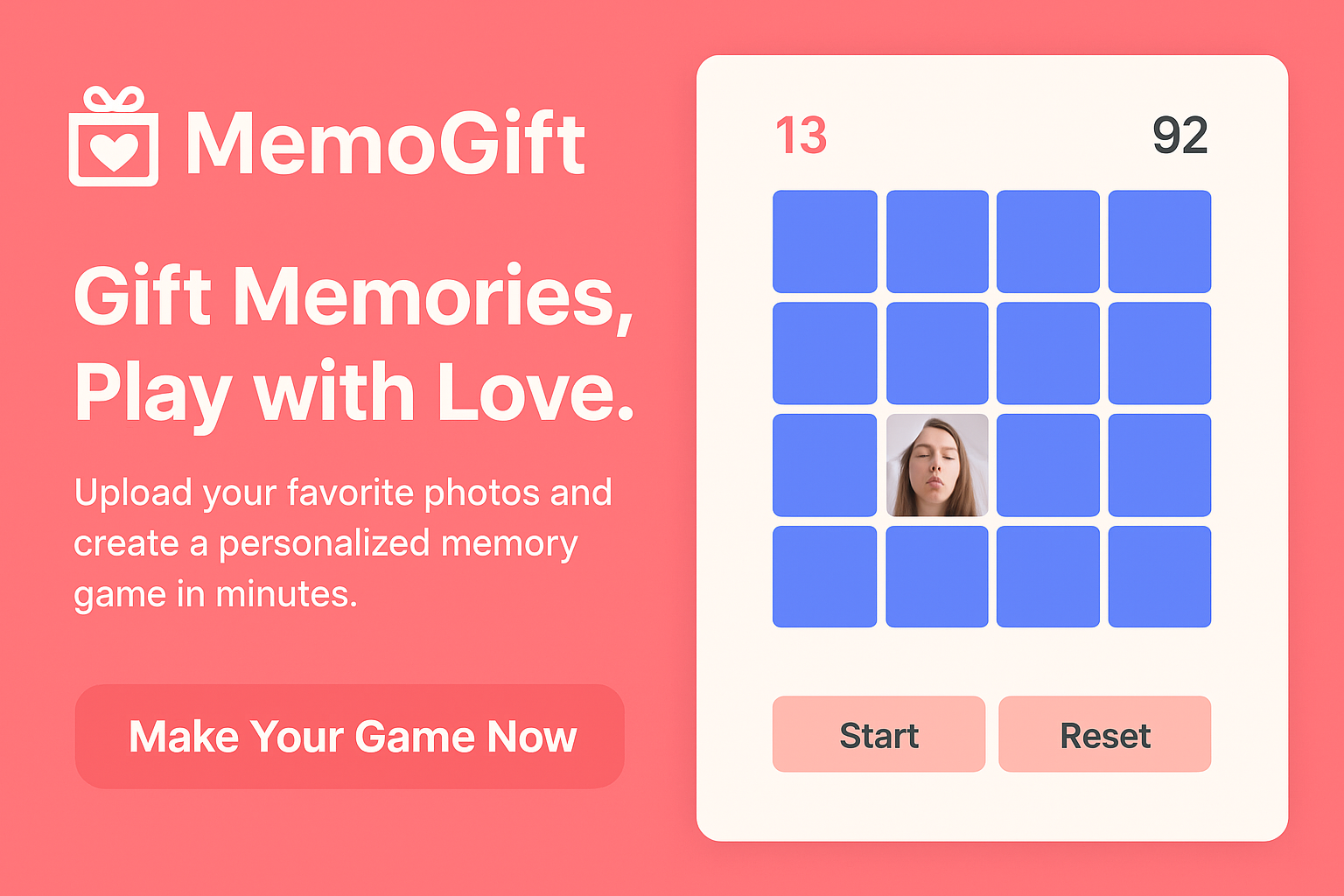 MemoGift :  Game of emotions