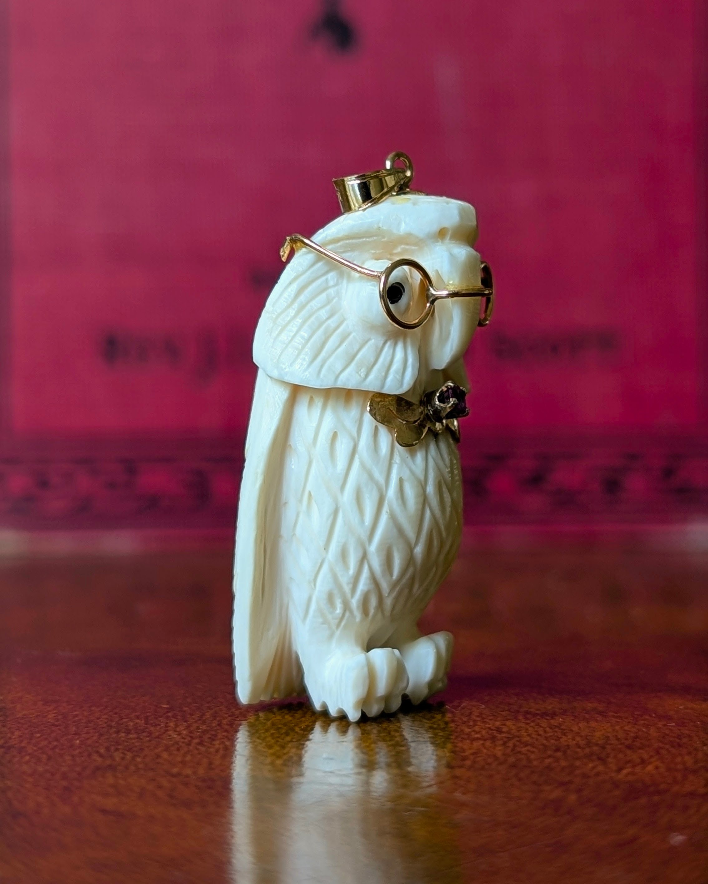 14k Owl Pendant