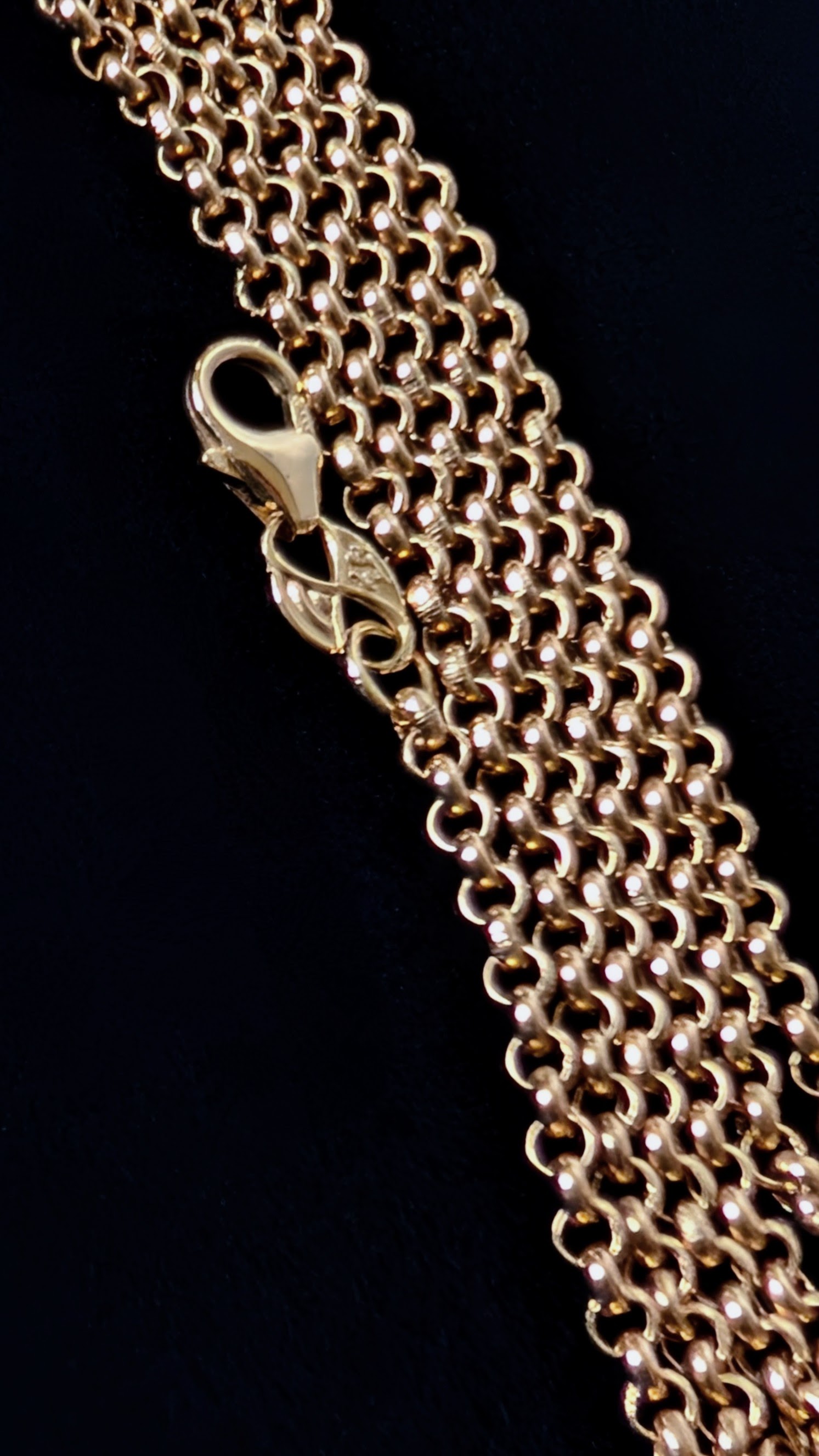 14k Gold Rolo Necklace