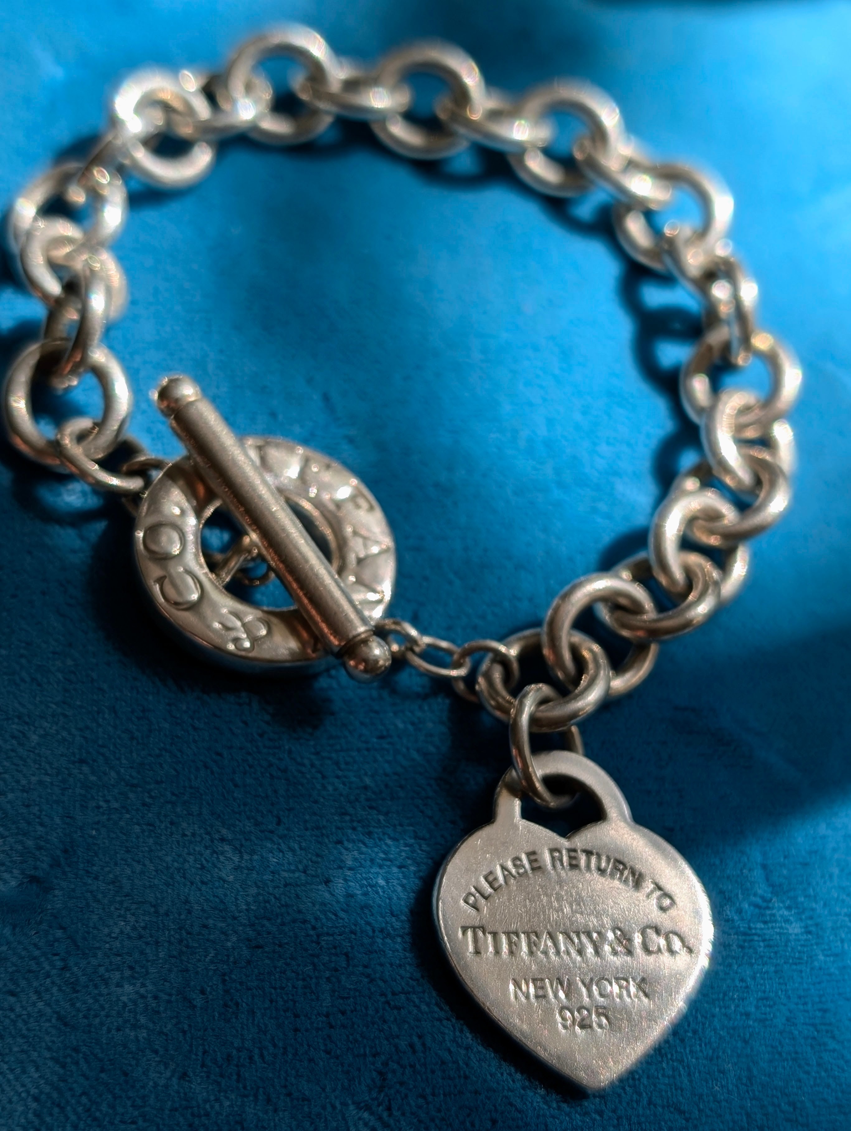 Tiffany & Co. Heart Tag Toggle Clasp Bracele