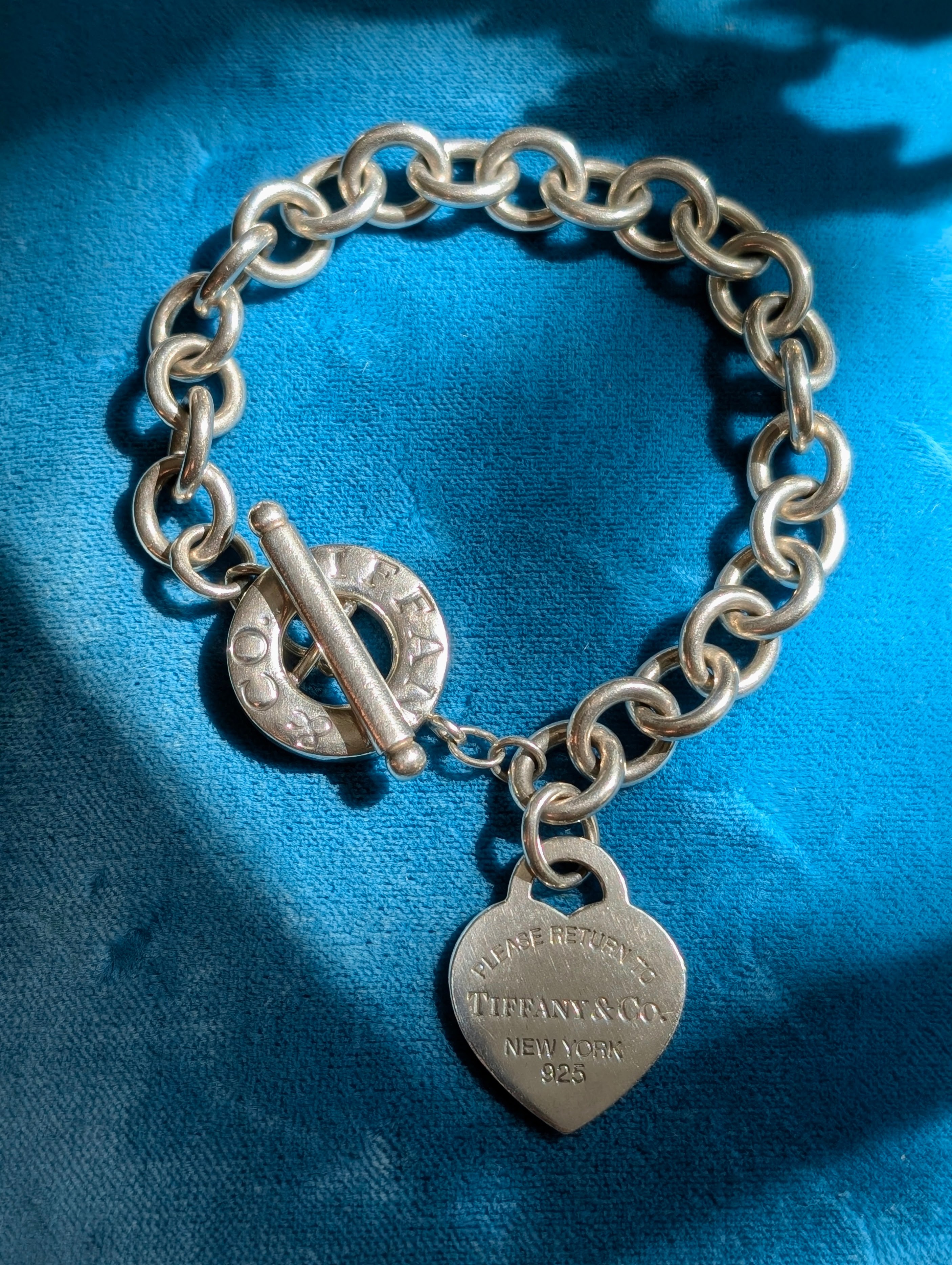 Tiffany & Co. Heart Tag Toggle Clasp Bracele