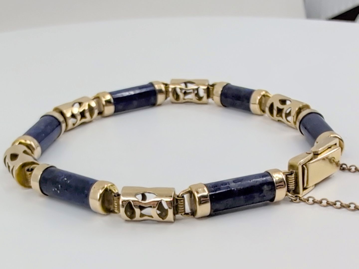 14k Lapis Bracelet