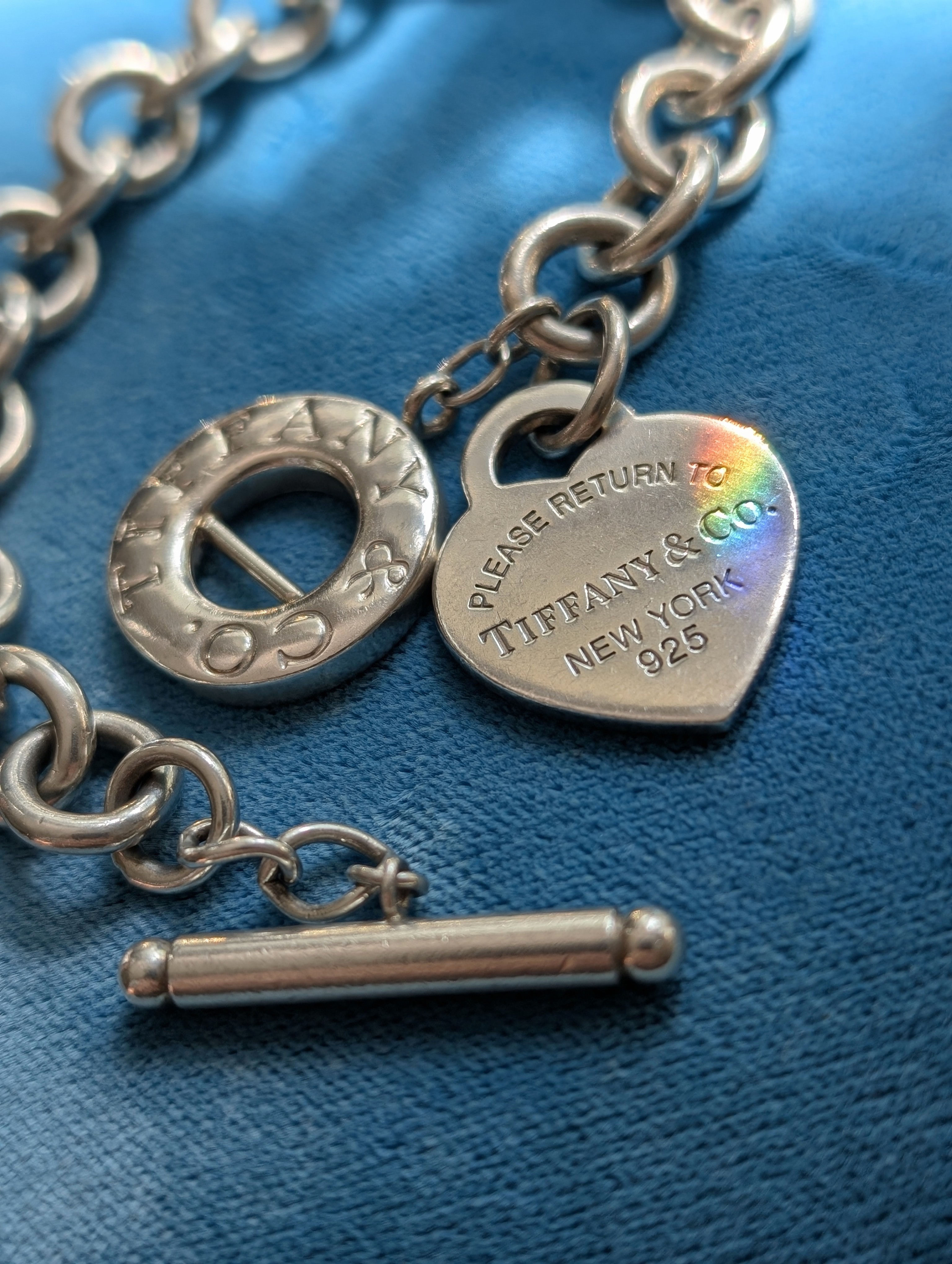 Tiffany & Co. Heart Tag Toggle Clasp Bracele