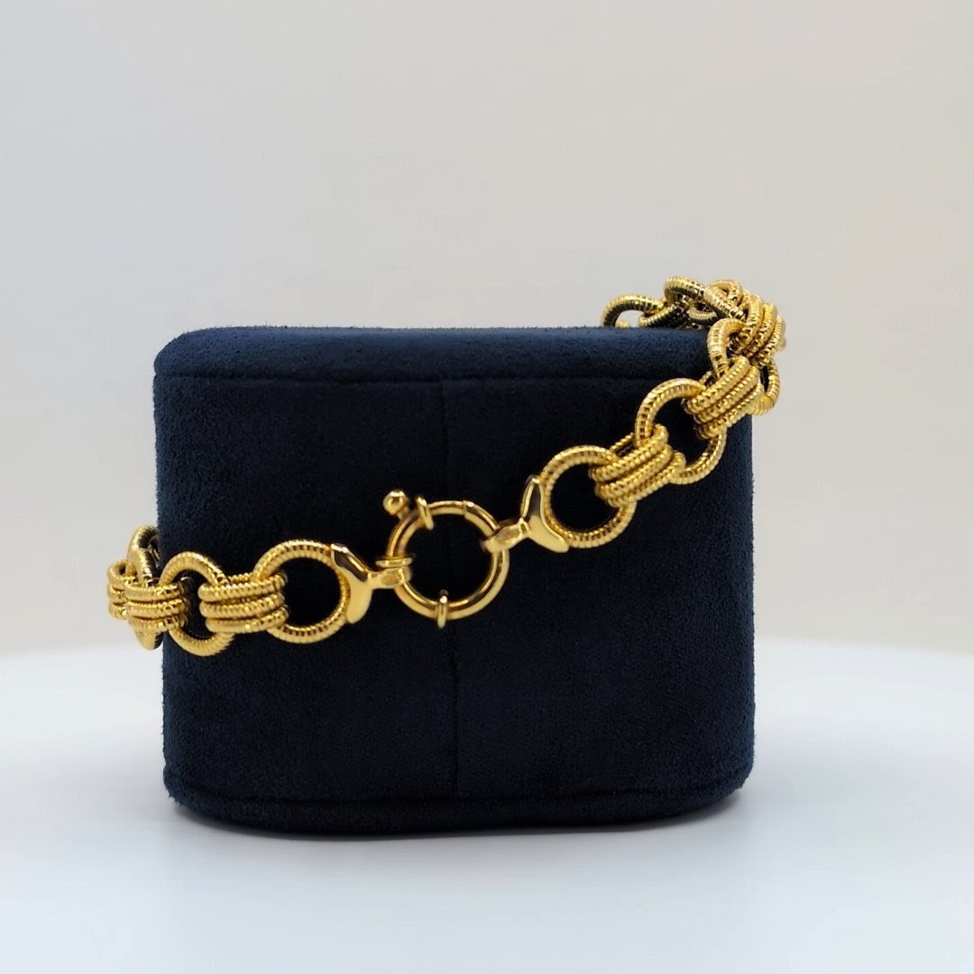 14K Bracelet with Mariner Clasp