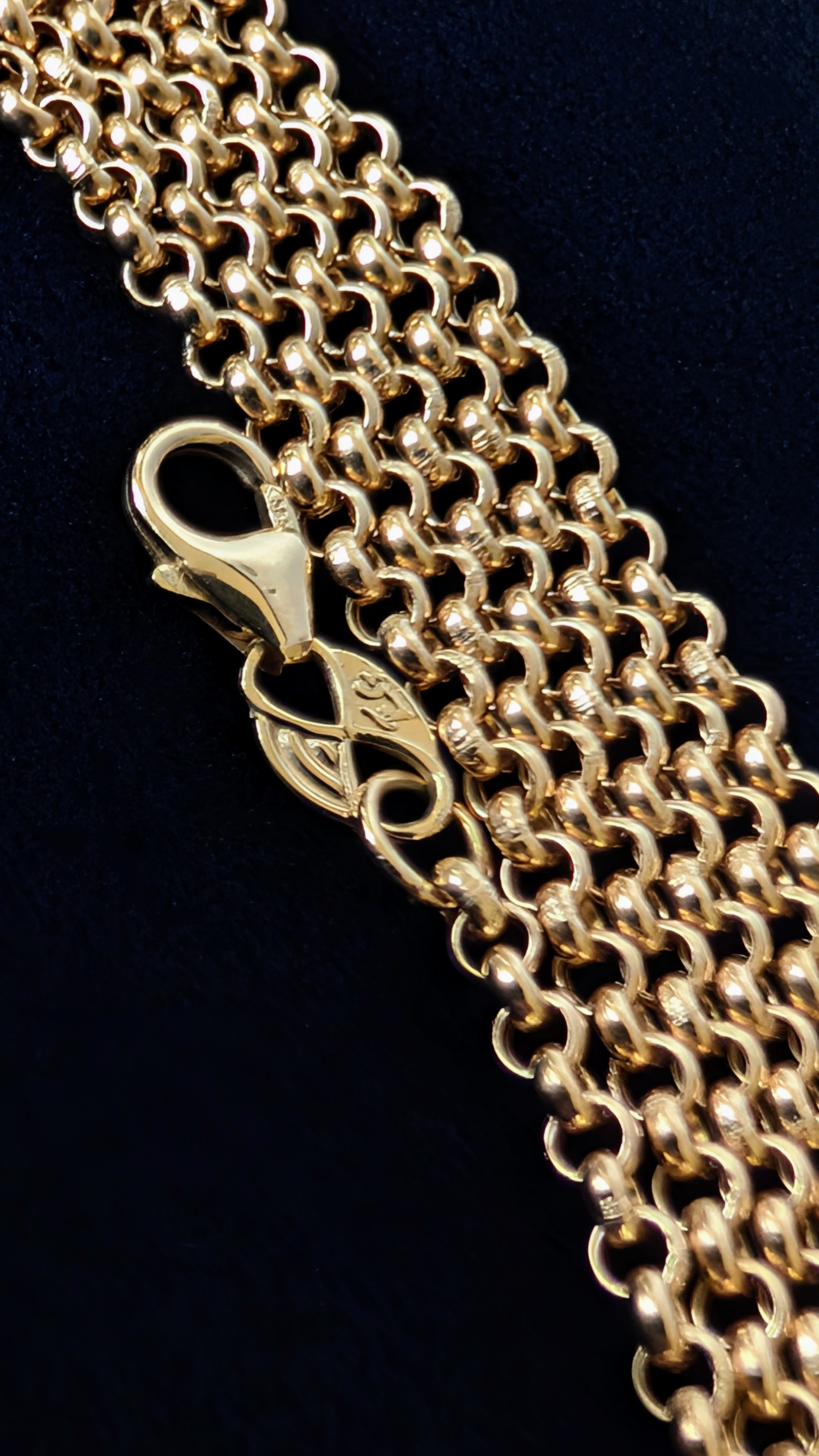 14k Gold Rolo Necklace