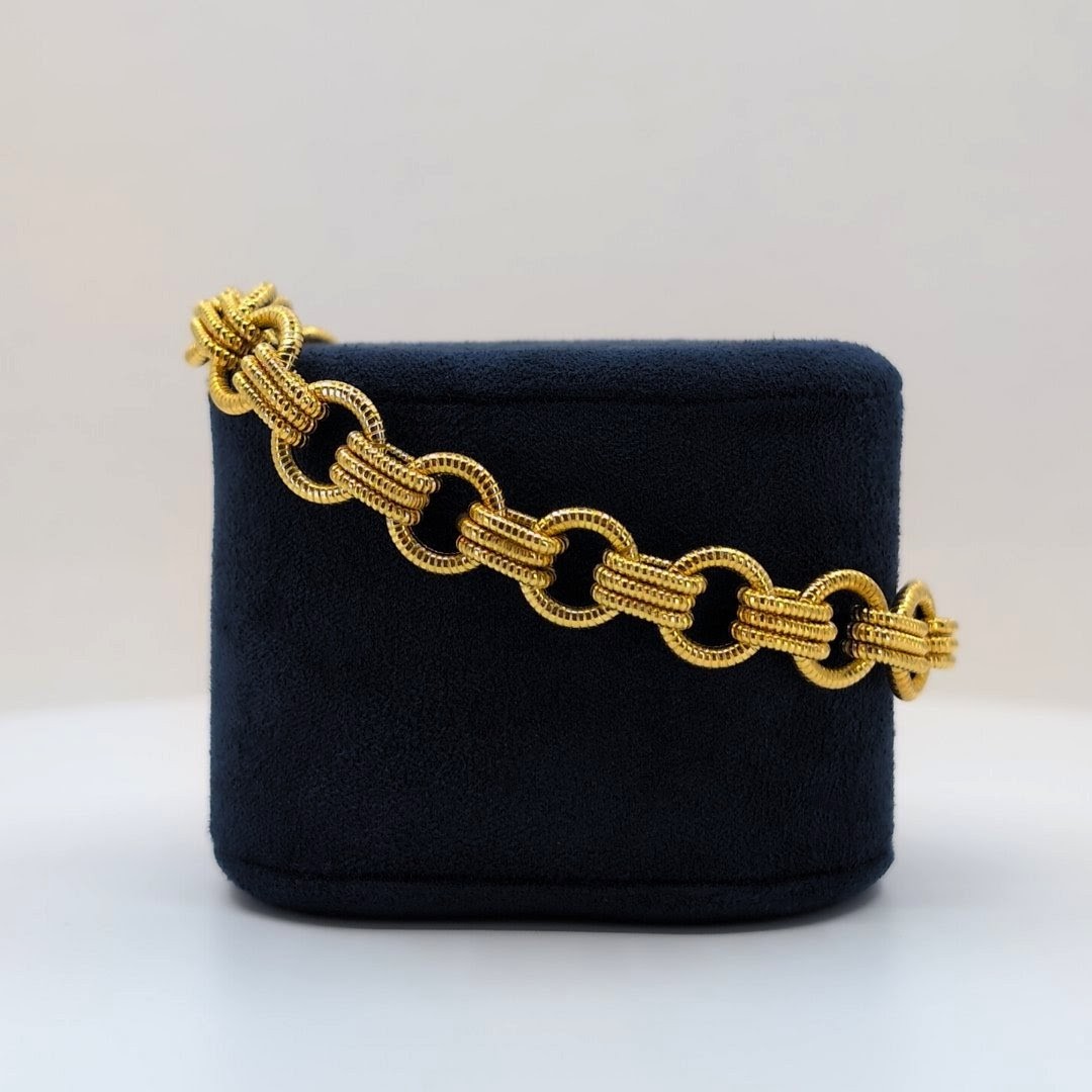 14K Bracelet with Mariner Clasp