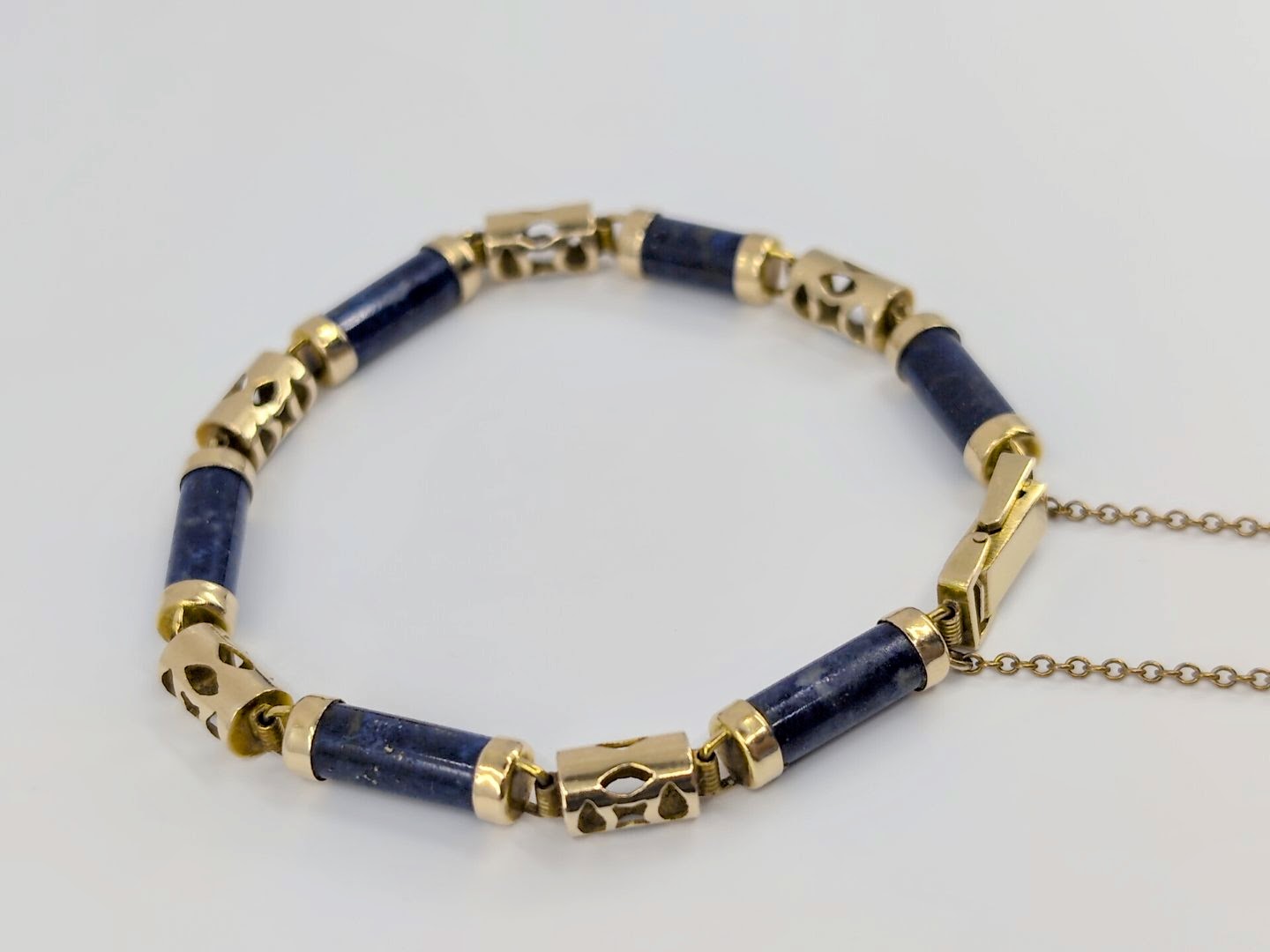 14k Lapis Bracelet
