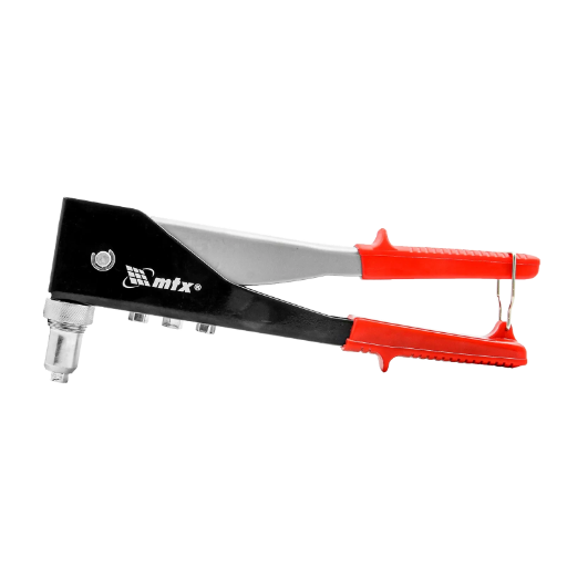 REBITADOR MANUAL, TIPO ALICATE, AJUSTAVEL 0-90, PARA REBITES 2,4-3,2-4-4,8MM, 250MM, 1PC // MTX