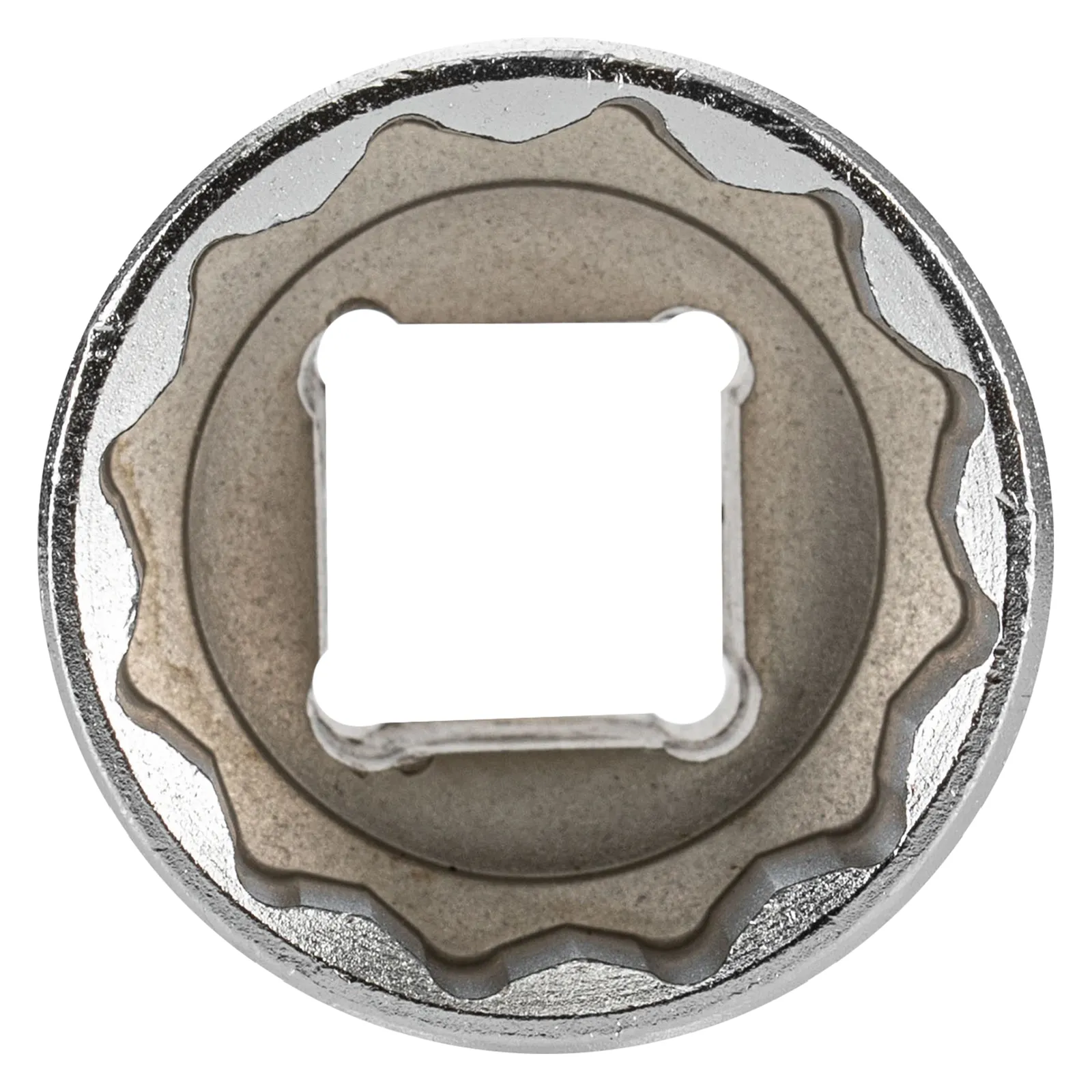 SOQUETE ESTRIADO ENCAIXE 1/2POL., CROMO VANADIO, COM CLIPS PLASTICO, 24MM, 1PC // STELS