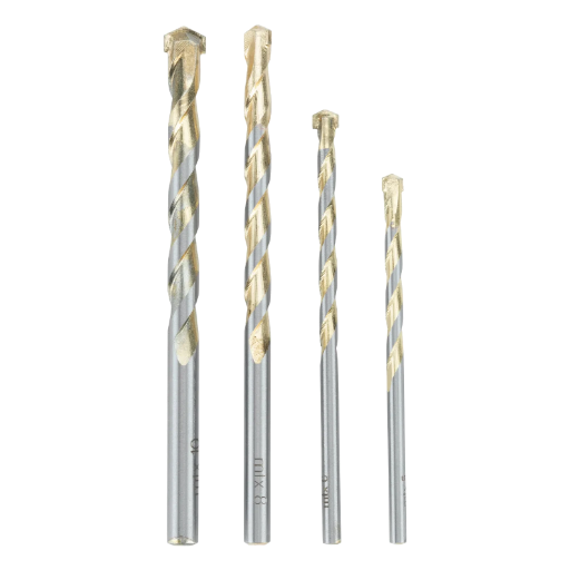 JOGO DE BROCAS PARA CONCRETO, 5-10MM, 4PCS // MTX