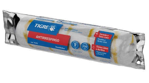 Rolo de Lã Sintética Antirrespingo Econômico Tigre