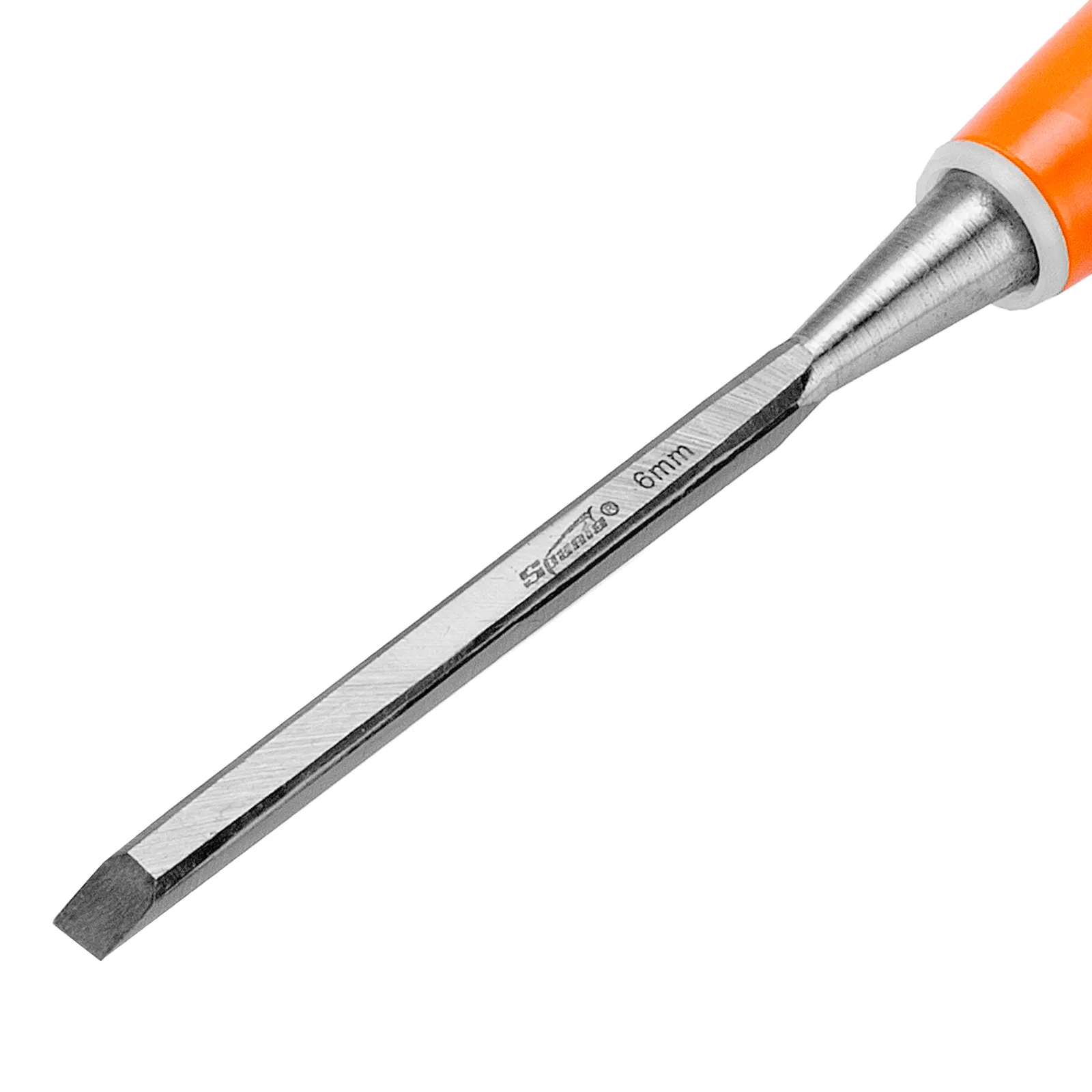 FORMAO CHANFRADO, CABO PLASTICO, ENCAIXE 1/4POL., 6MM, 1PC // SPARTA