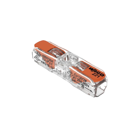CONECTOR EMENDA WAGO COM ALAVANCA 32A 0.14MM A 4MM 221-2411