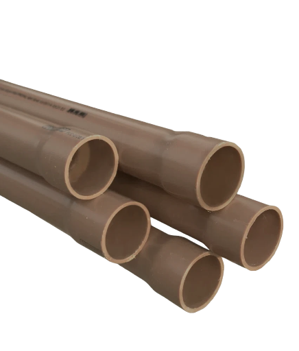 TUBO SOLDÁVEL PVC MARROM