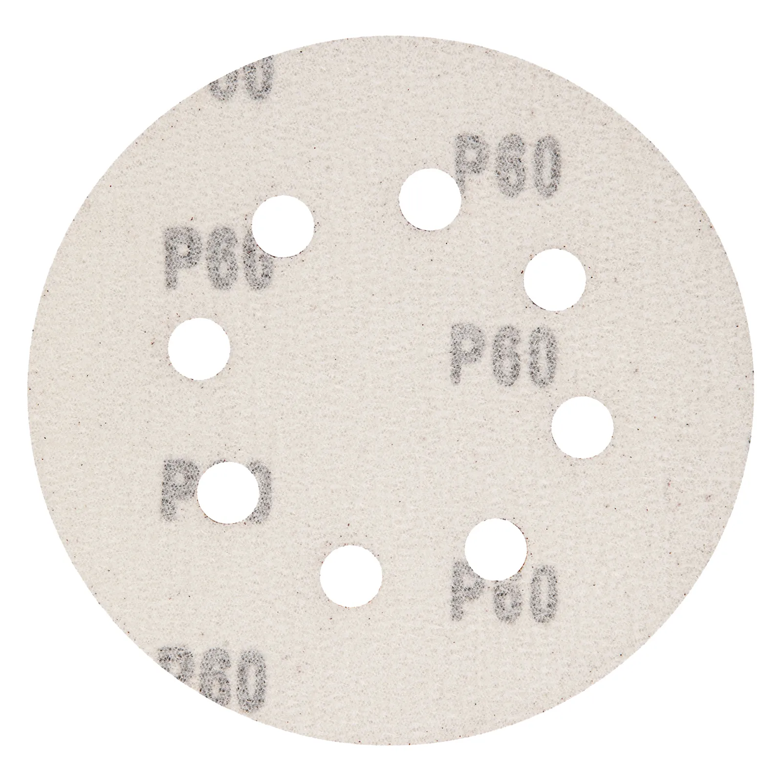 DISCO DE LIXA COM VELCRO, PERFURADO, GRAO 60, 125MM, 5 PCS // MTX