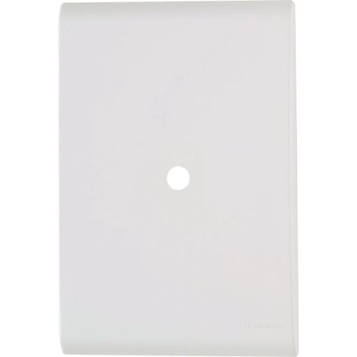 Placa com 1 Furo 9,5 mm 4x2 Tramontina Liz Branca